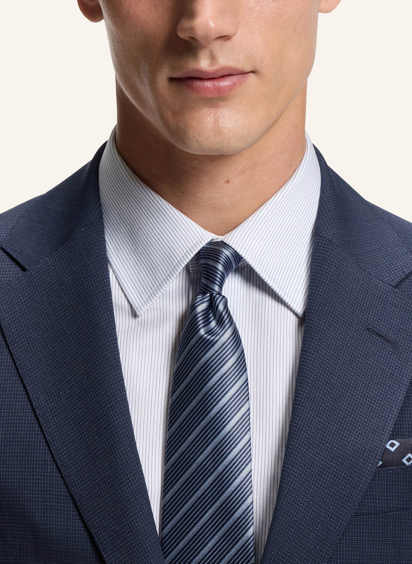 BOSS Business Anzug L-HESTON2PCSLP-FP263: BLAU