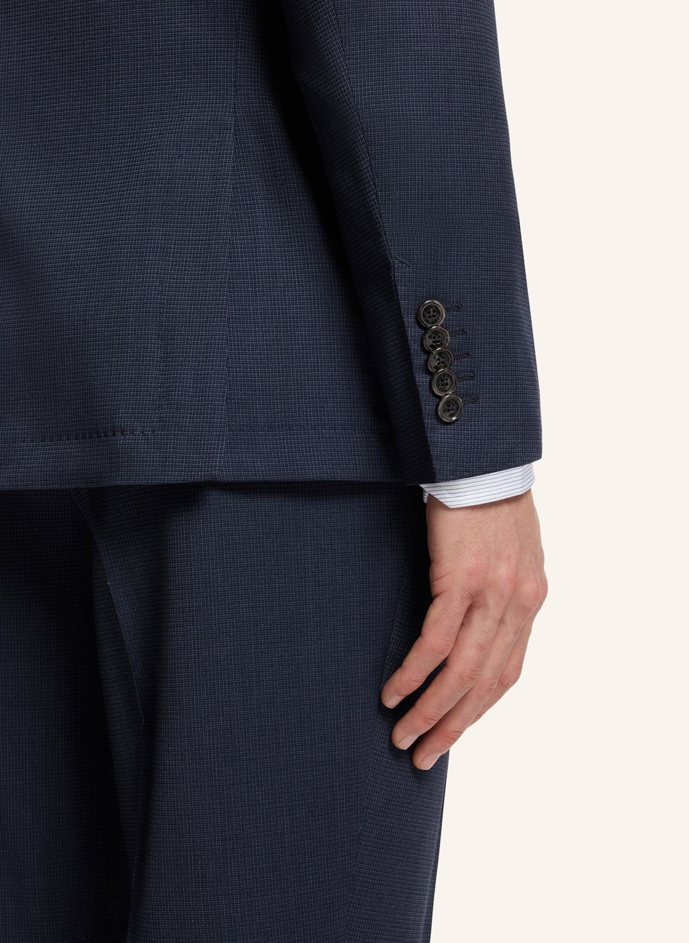 BOSS Business Anzug L-HESTON2PCSLP-FP263: BLAU