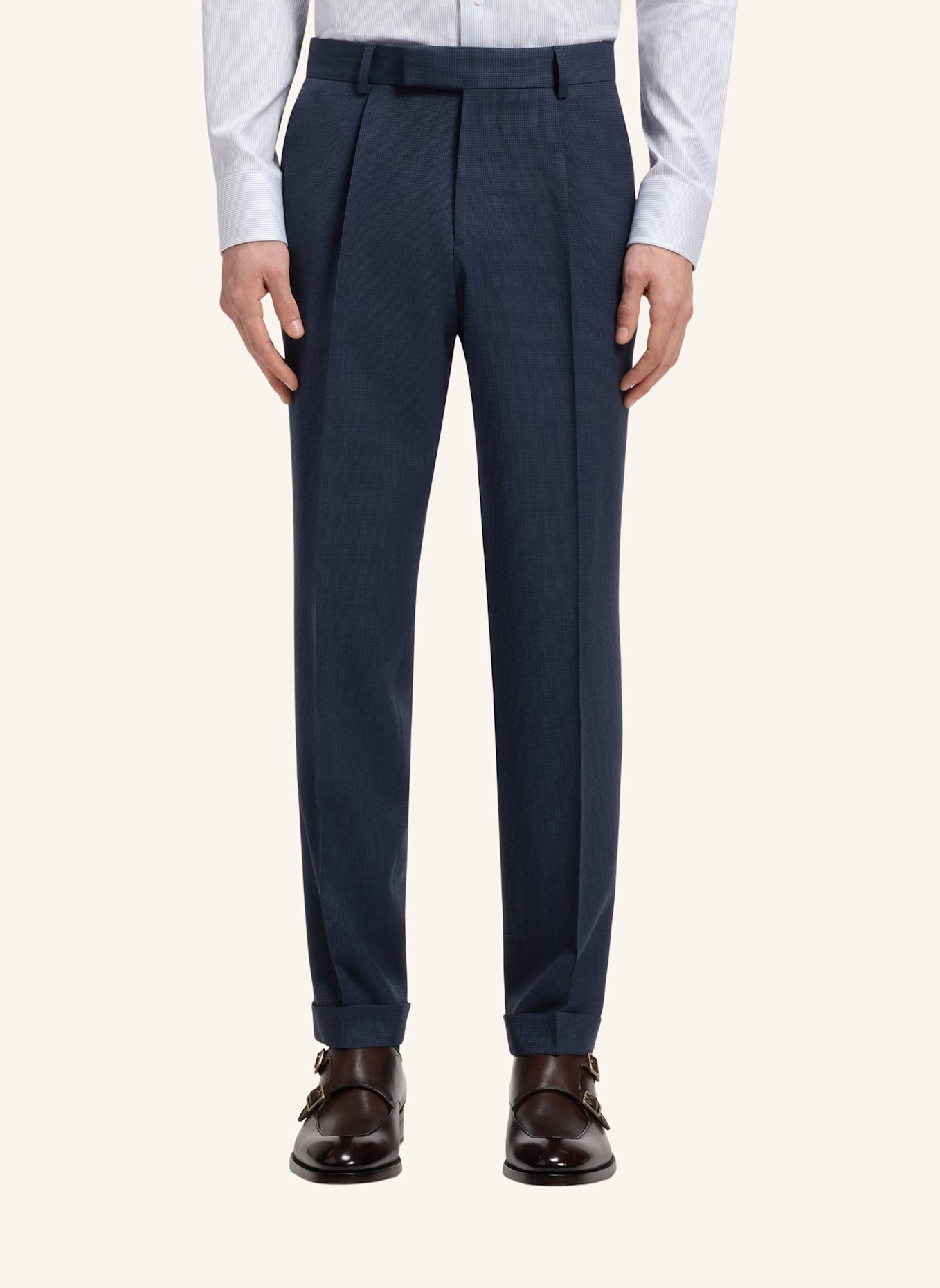 BOSS Business Anzug L-HESTON2PCSLP-FP263: BLAU