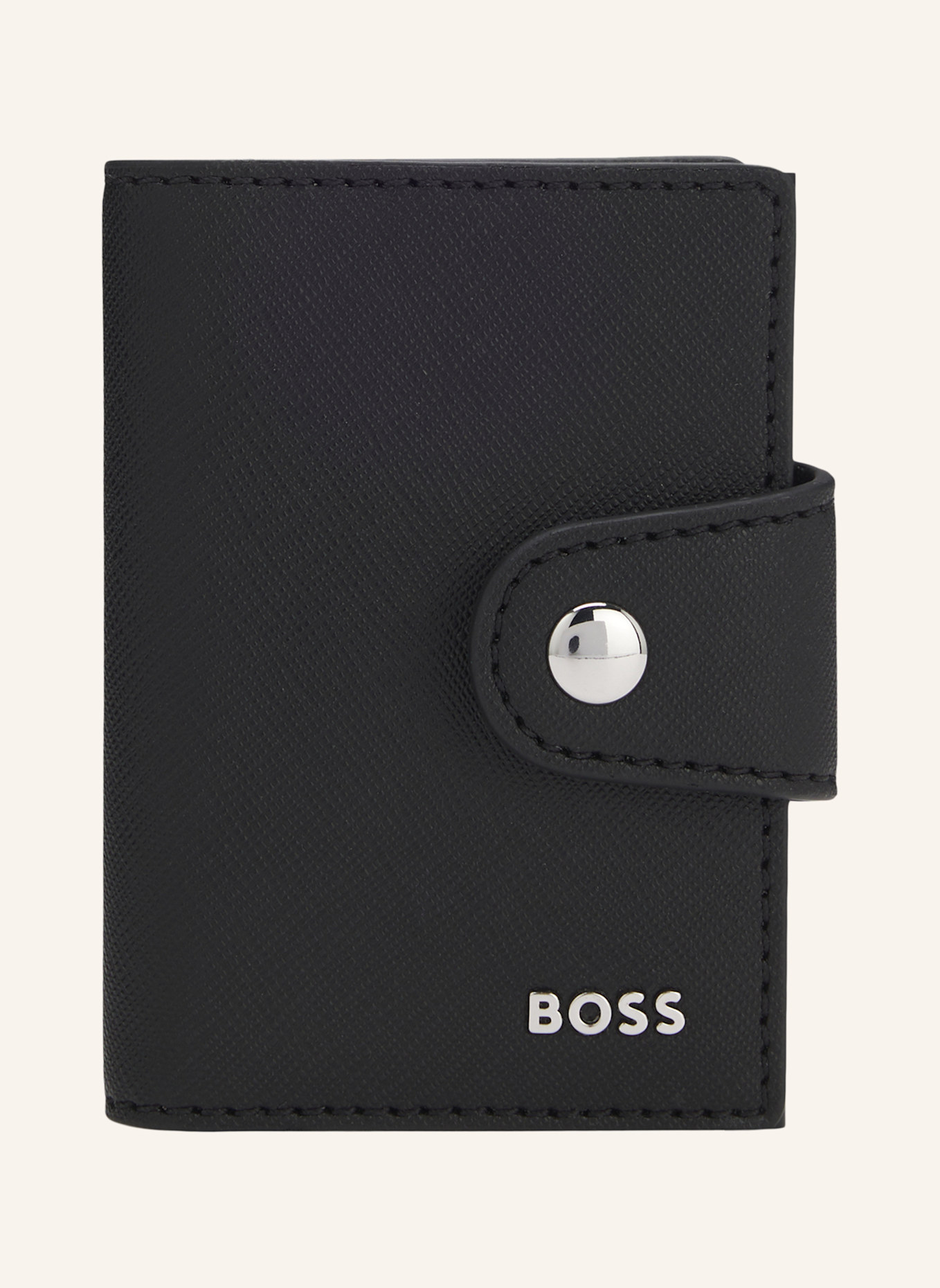 BOSS Kleine Leder-Geschenkset NORTHON_S. SECRID: SCHWARZ