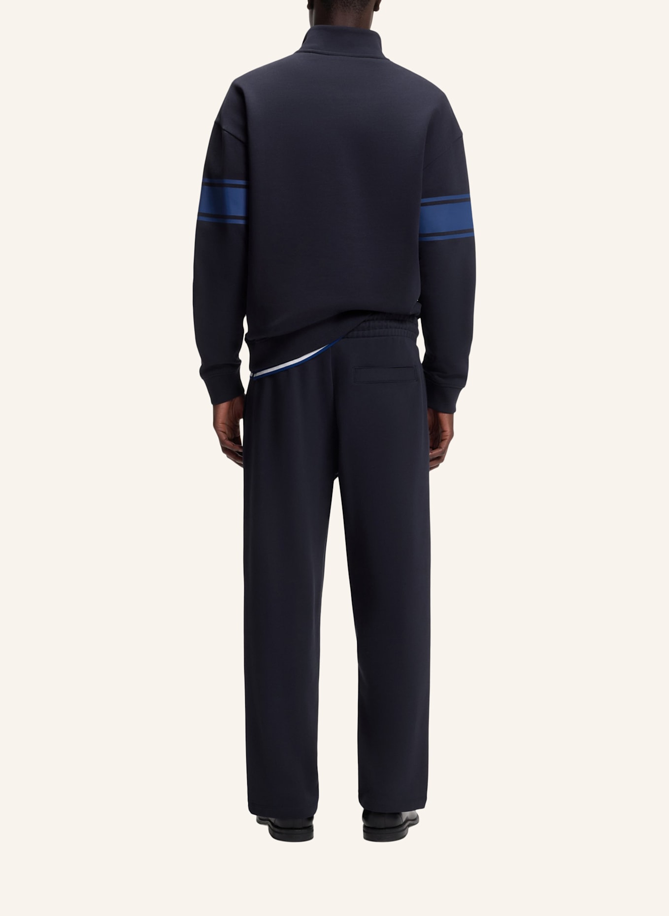 HUGO Sweatshirt DEMSIZIP Relaxed Fit: DUNKELBLAU