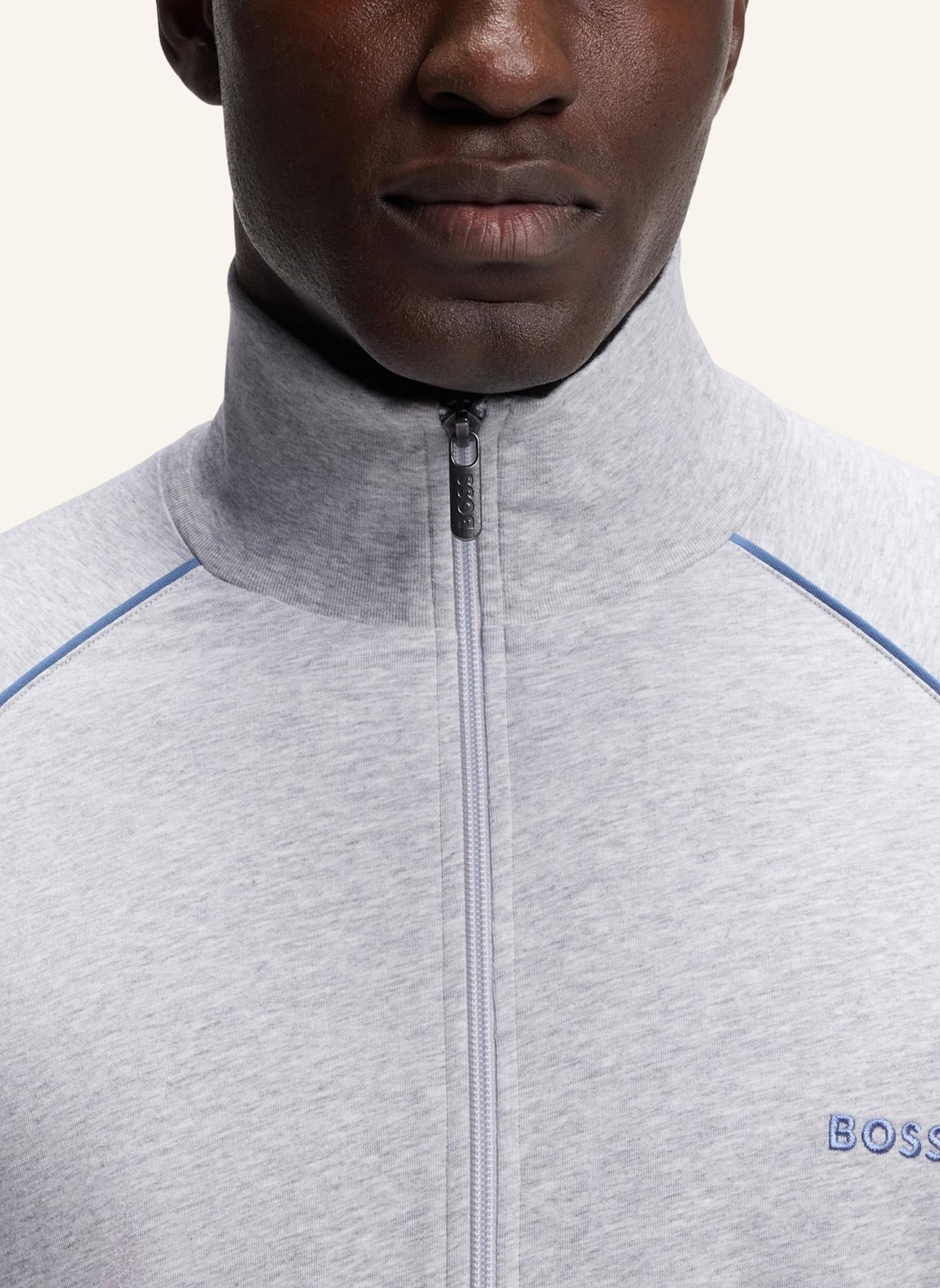 BOSS Loungewear Jacke MIX&MATCH JACKET Z Regular Fit: HELLGRAU
