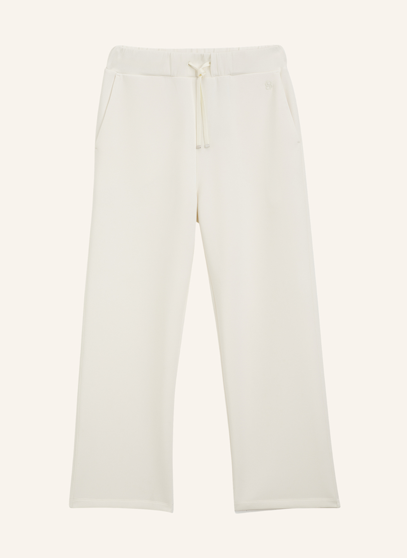 BOSS Casual Hose ELABSE Relaxed Fit: WEISS