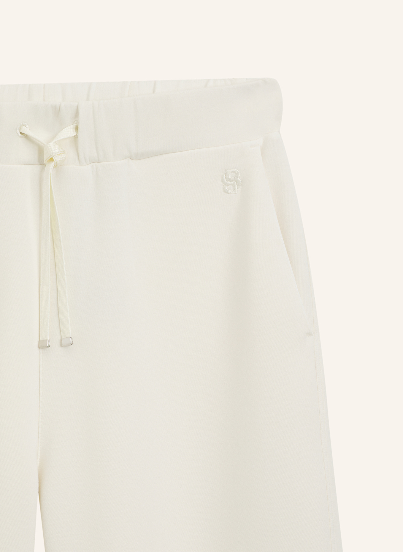 BOSS Casual Hose ELABSE Relaxed Fit: WEISS