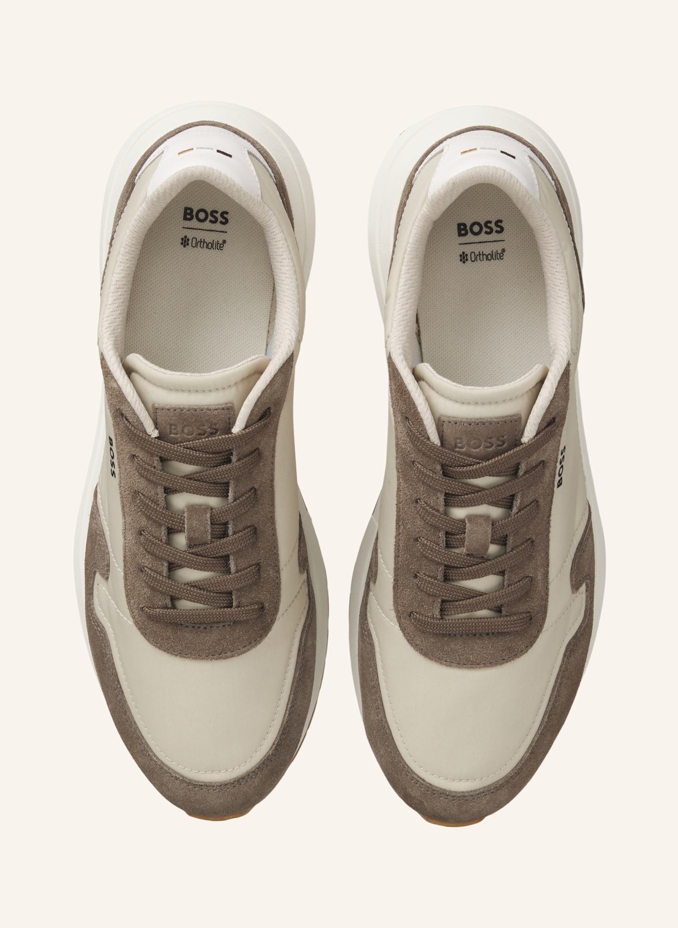 BOSS Sneaker VINSTON_RUNN_NYSD: BEIGE