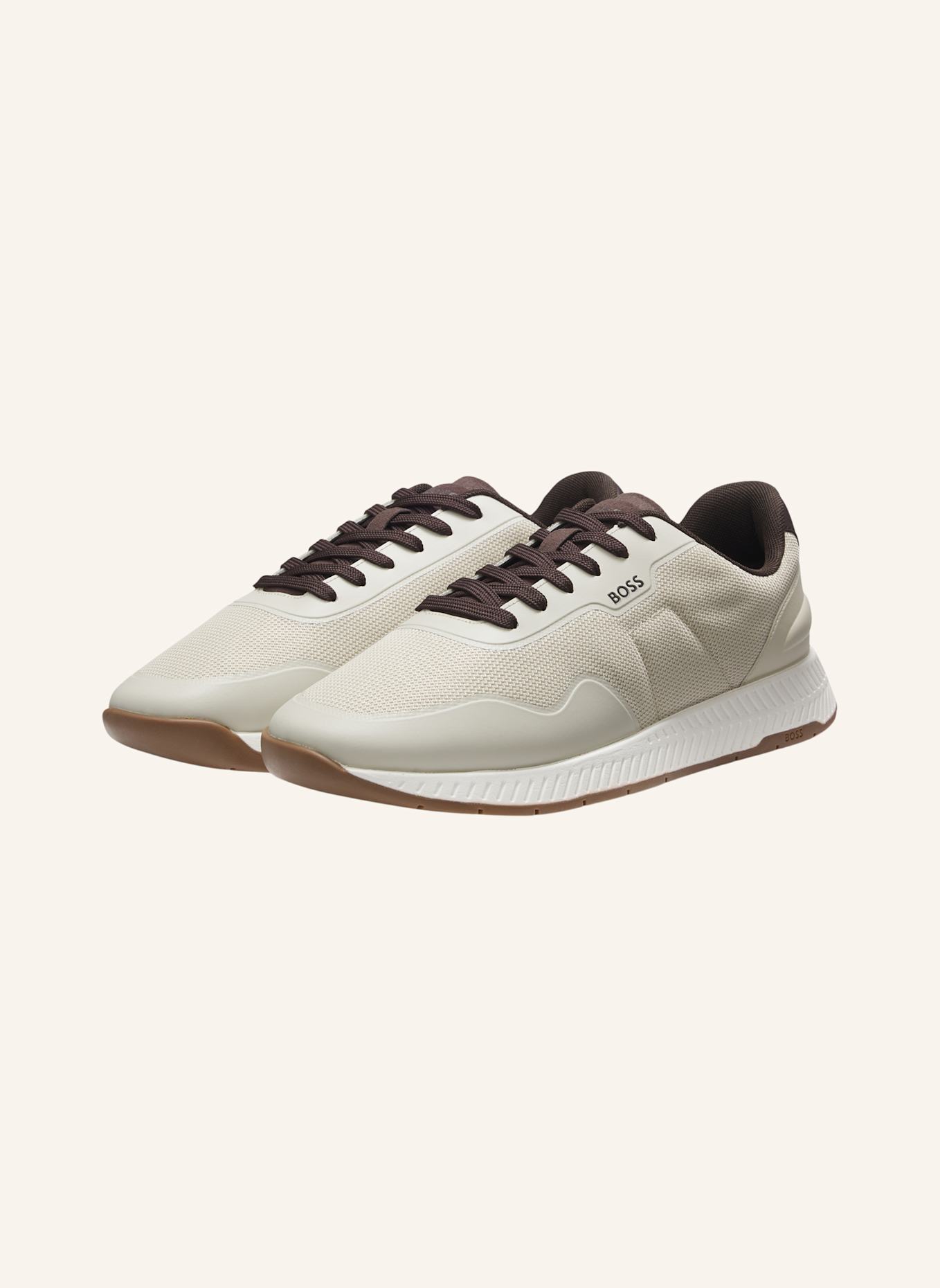 BOSS Sneaker TITANIUM_RUNN_TRTXPU: BEIGE