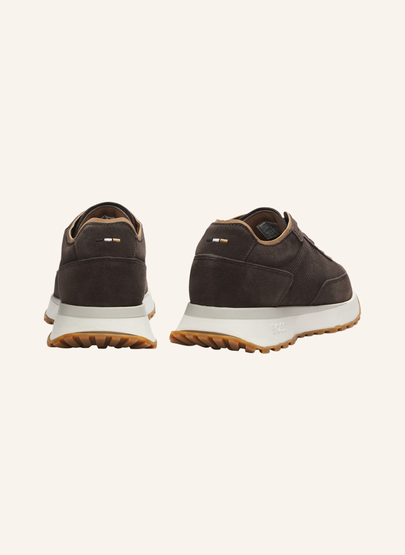 BOSS Sneaker JONAH_RUNN_SDPF: DUNKELBRAUN