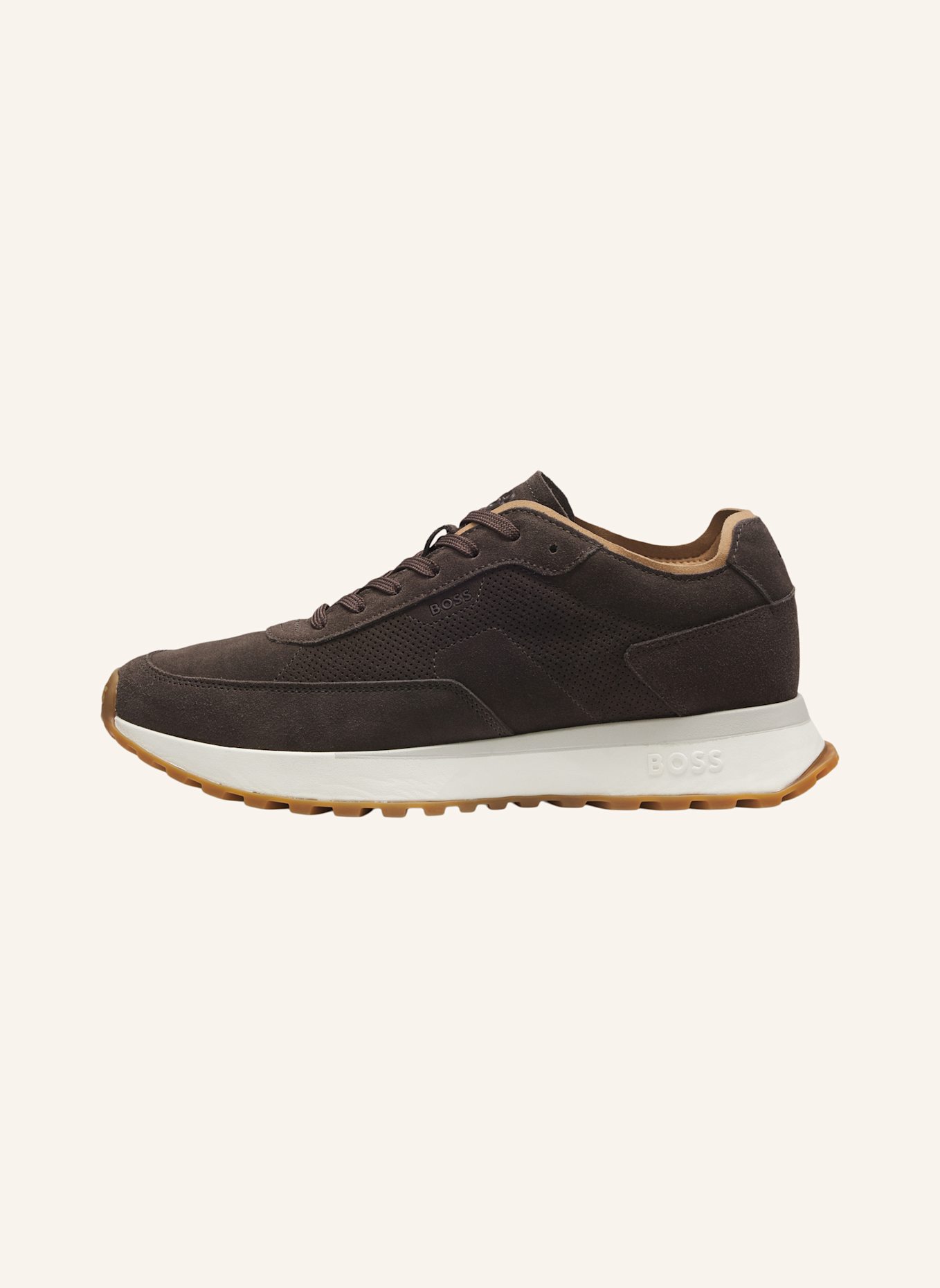 BOSS Sneaker JONAH_RUNN_SDPF: DUNKELBRAUN