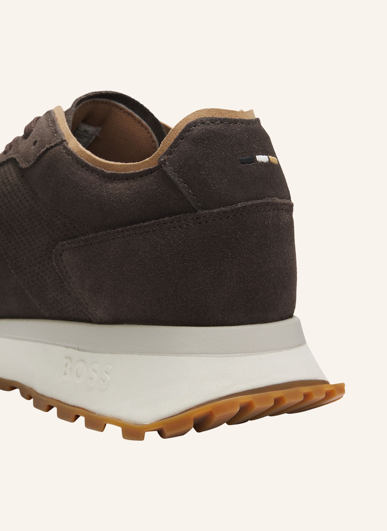 BOSS Sneaker JONAH_RUNN_SDPF: DUNKELBRAUN