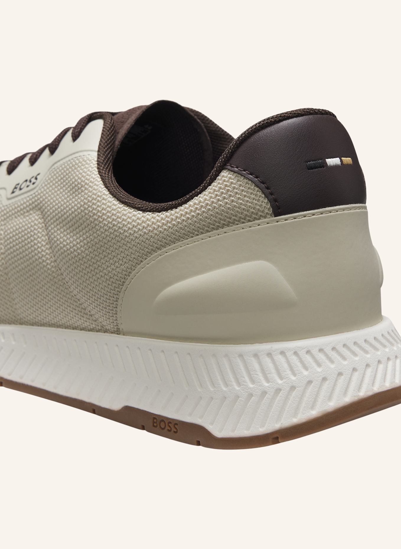 BOSS Sneaker TITANIUM_RUNN_TRTXPU: BEIGE