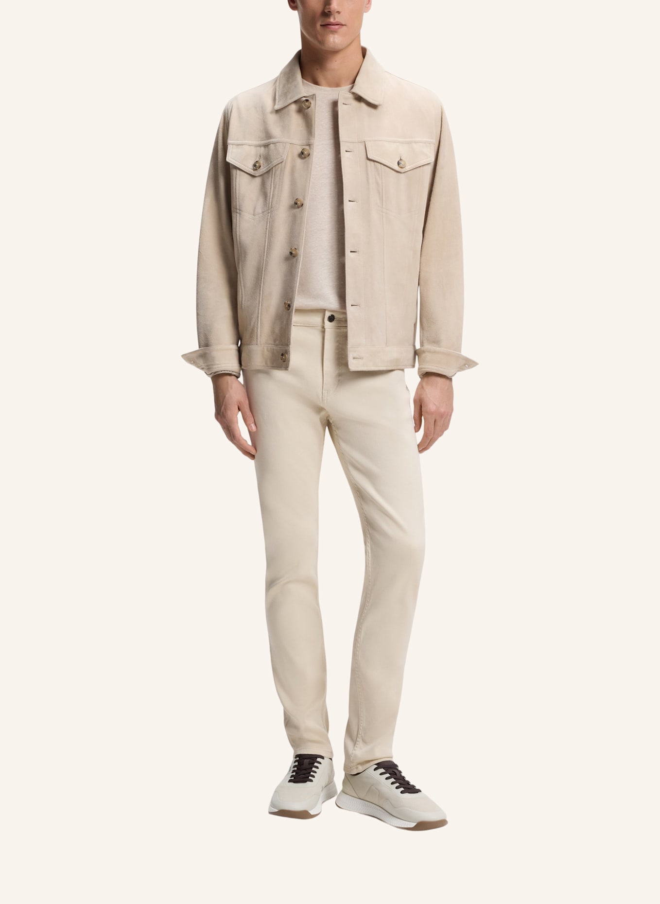 BOSS Sneaker TITANIUM_RUNN_TRTXPU: BEIGE
