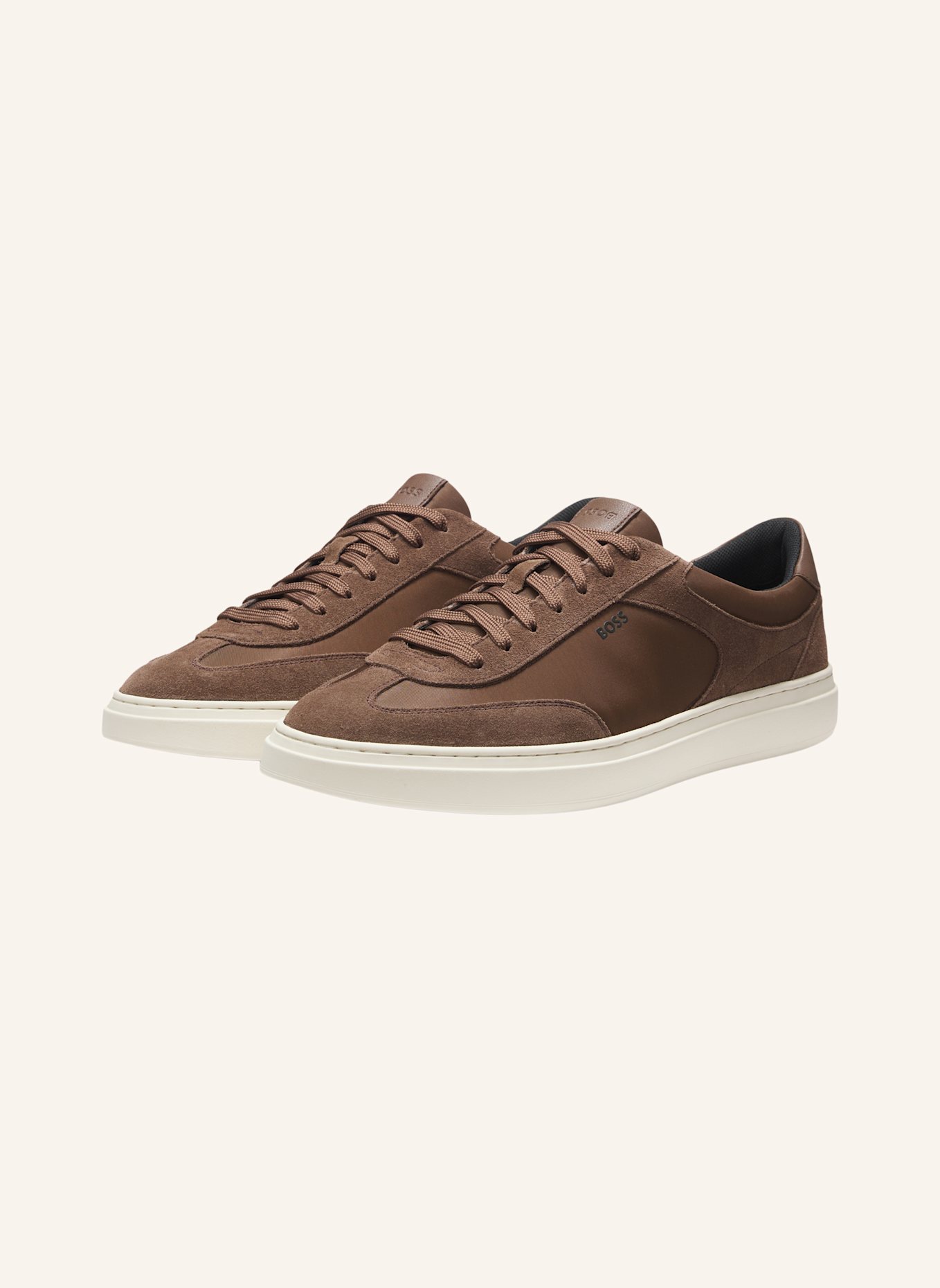 BOSS Sneaker KIERAN_TENN_SDNYN: DUNKELBRAUN