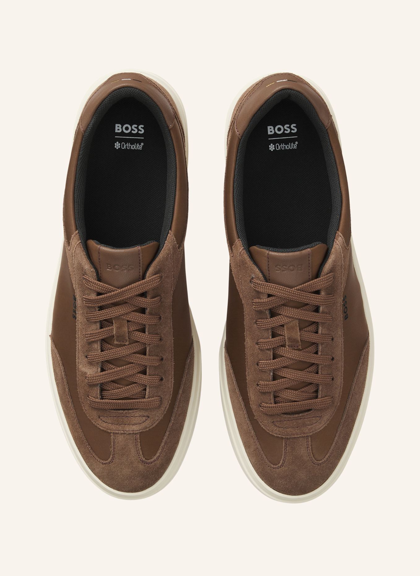 BOSS Sneaker KIERAN_TENN_SDNYN: DUNKELBRAUN