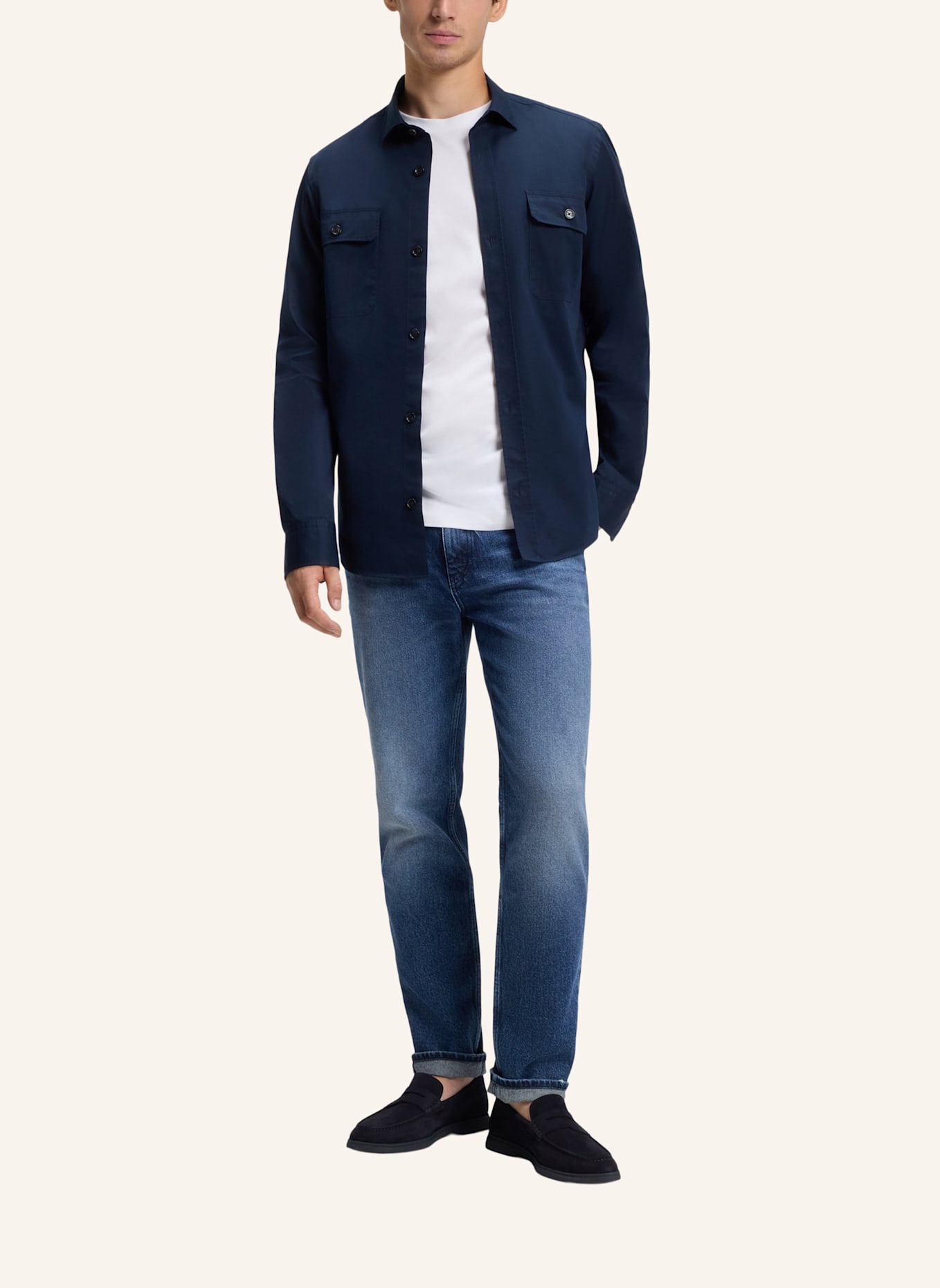 BOSS Casual Slipper SIENNE_LOAF_SDPE: DUNKELBLAU