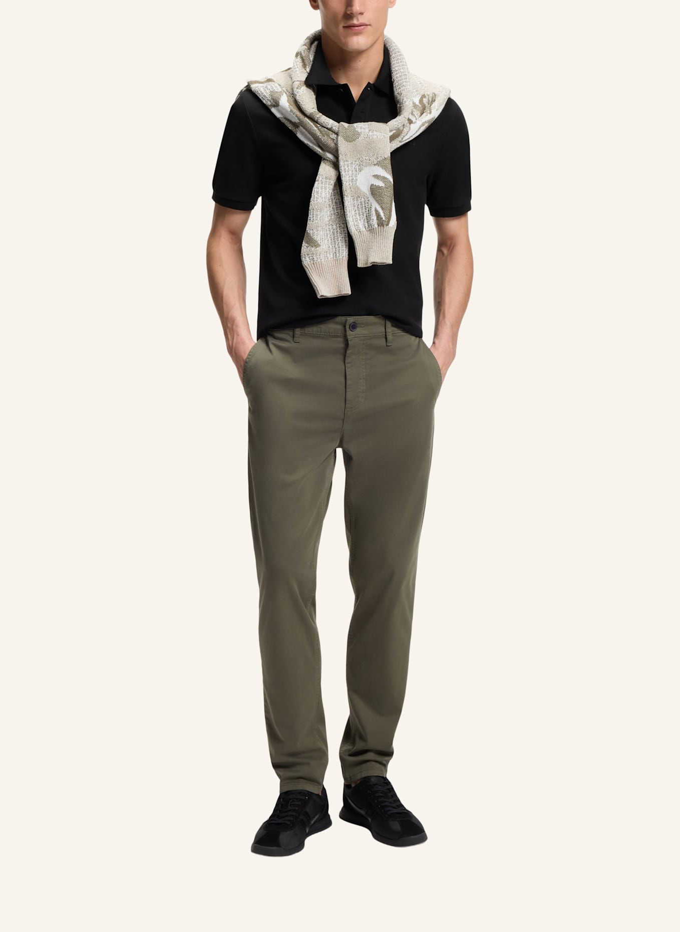 BOSS Poloshirt PHOENIX Regular Fit: SCHWARZ