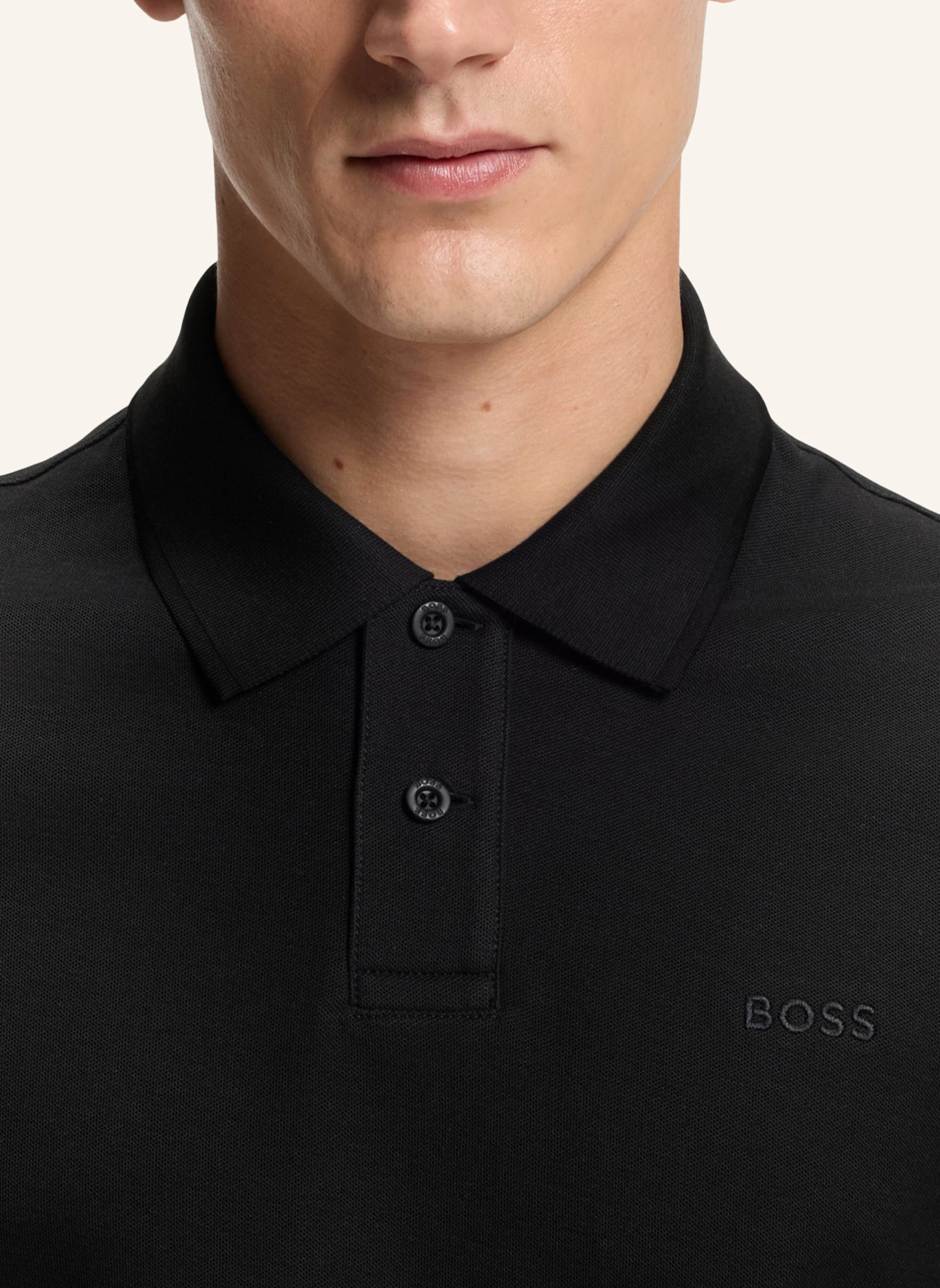 BOSS Poloshirt PHOENIX Regular Fit: SCHWARZ