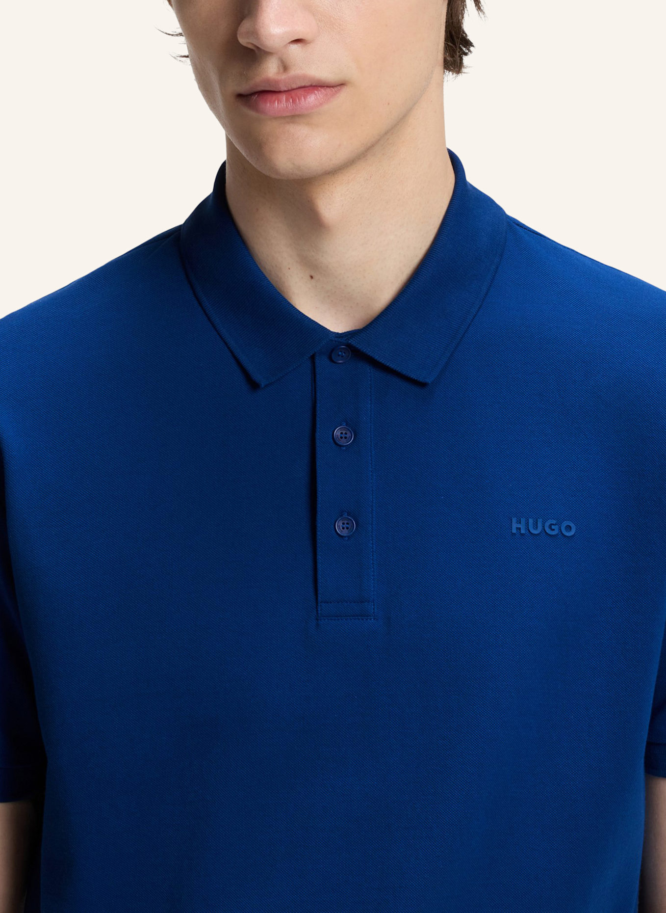 HUGO Poloshirt DONOS222 Regular Fit: BLAU