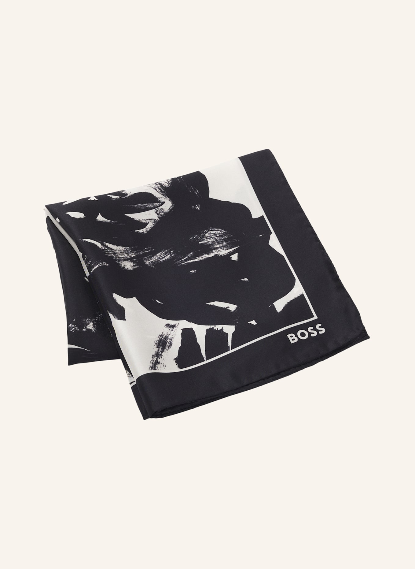 BOSS Seidentuch LAINY: SCHWARZ