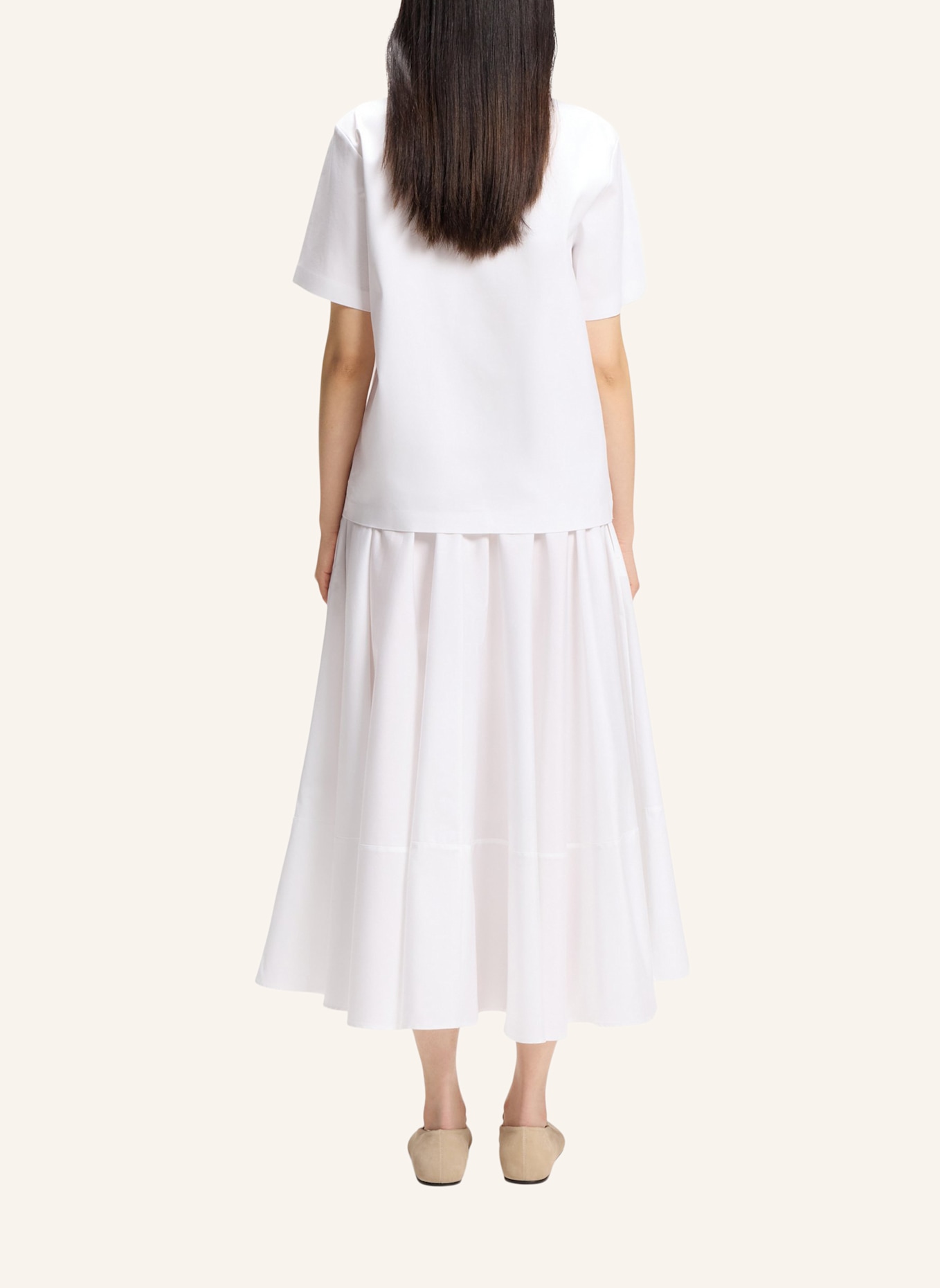 BOSS T-Shirt EHARPA Relaxed Fit: WEISS