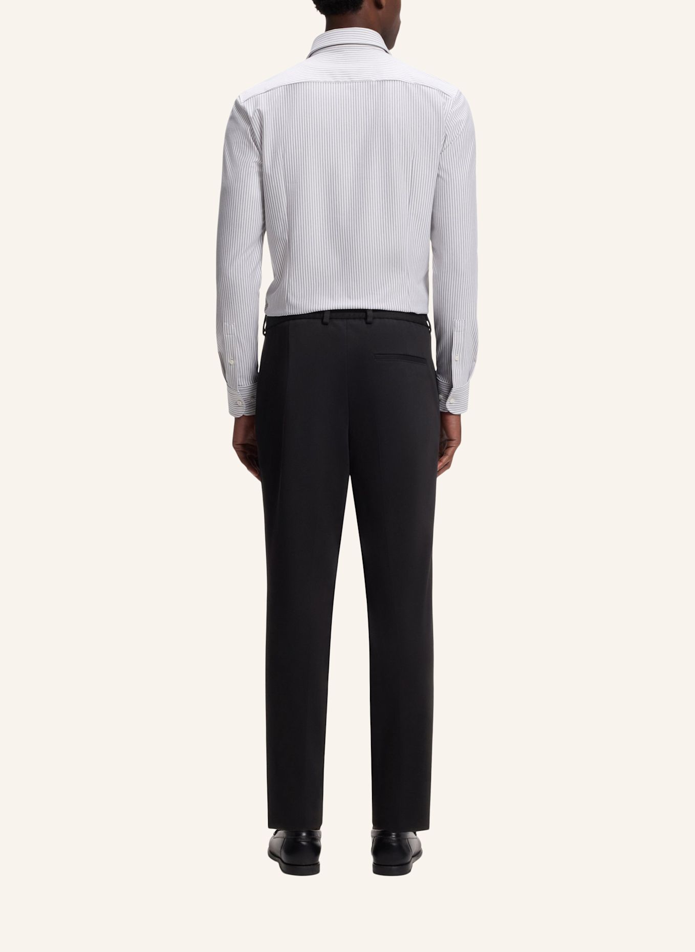 BOSS Businesshose P-PERIN-CW-J-263 Tapered Fit: SCHWARZ