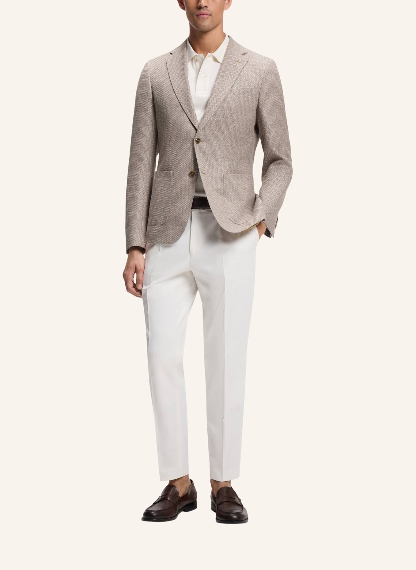 BOSS Blazer H-HUTSON-2PP-263 Slim Fit: BEIGE