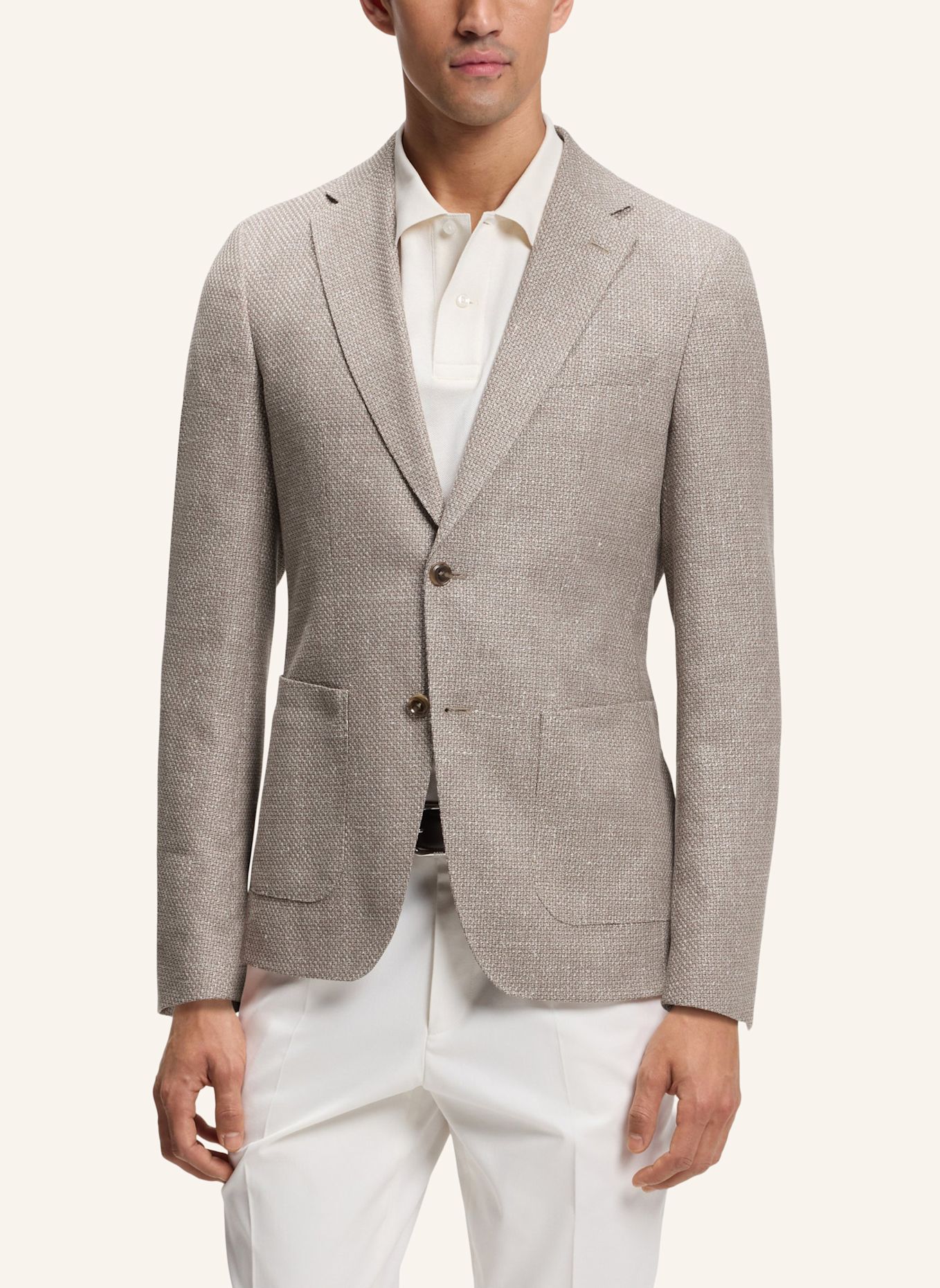 BOSS Sakko H-HUTSON-2PP-263 Slim Fit: BEIGE