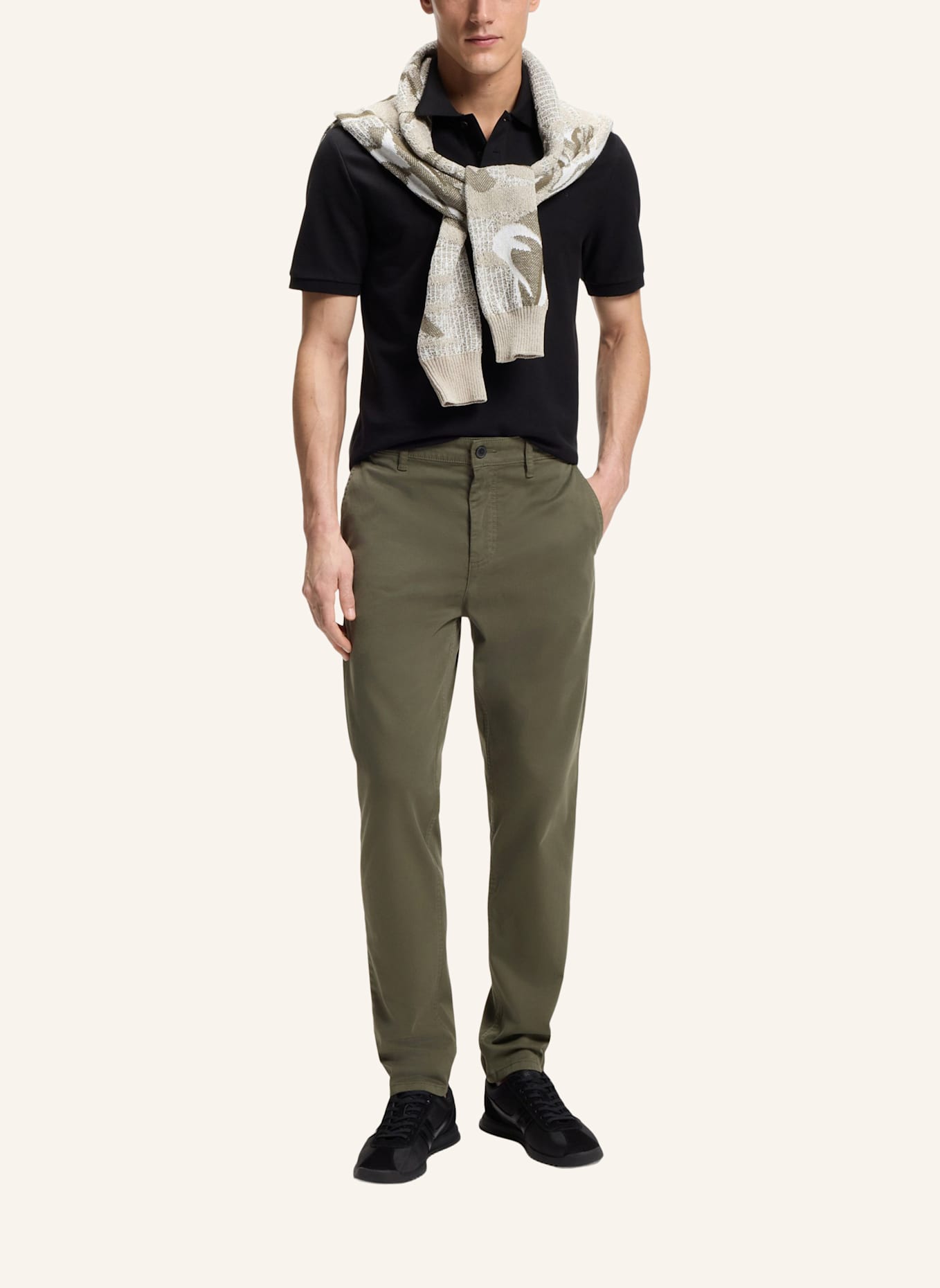 BOSS Chino Tapered Fit: GRÜN