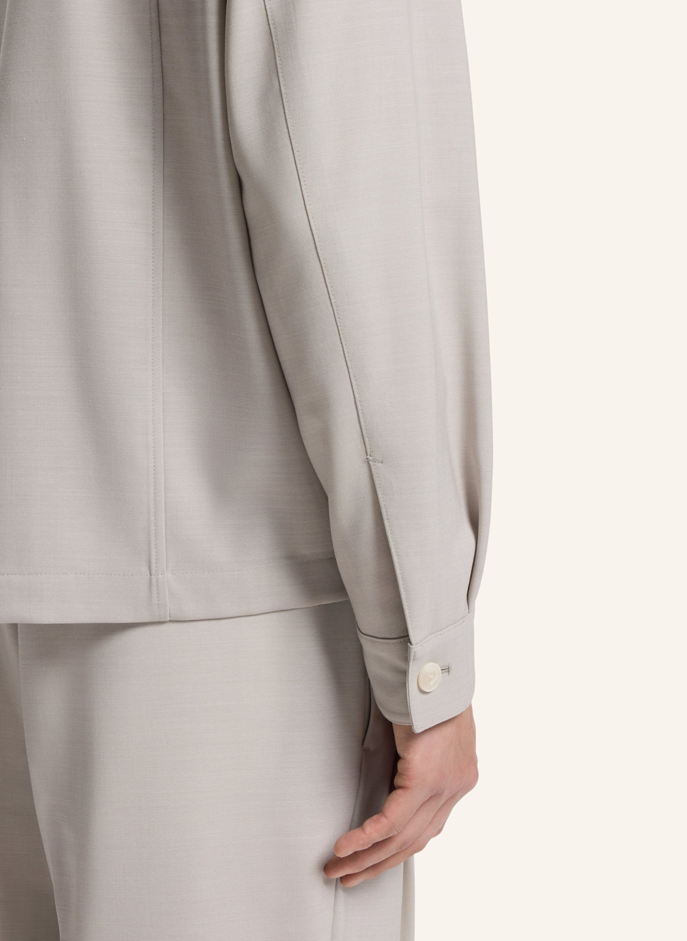 BOSS Blazer P-CARPER-ZIP-263F Relaxed Fit: BEIGE