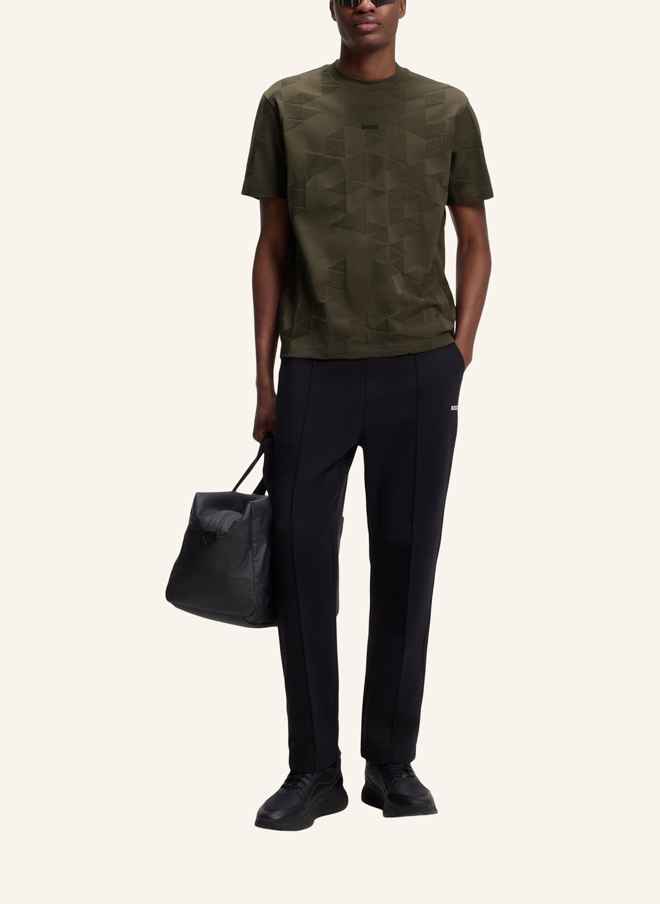 BOSS T-Shirt TS_NETWORK JQ Regular Fit: GRÜN