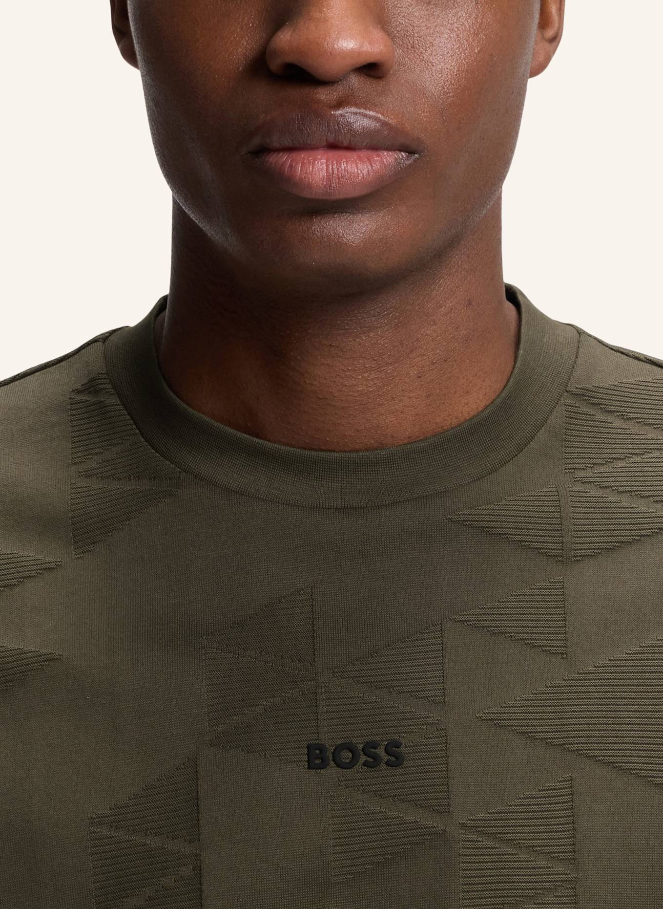 BOSS T-Shirt TS_NETWORK JQ Regular Fit: GRÜN