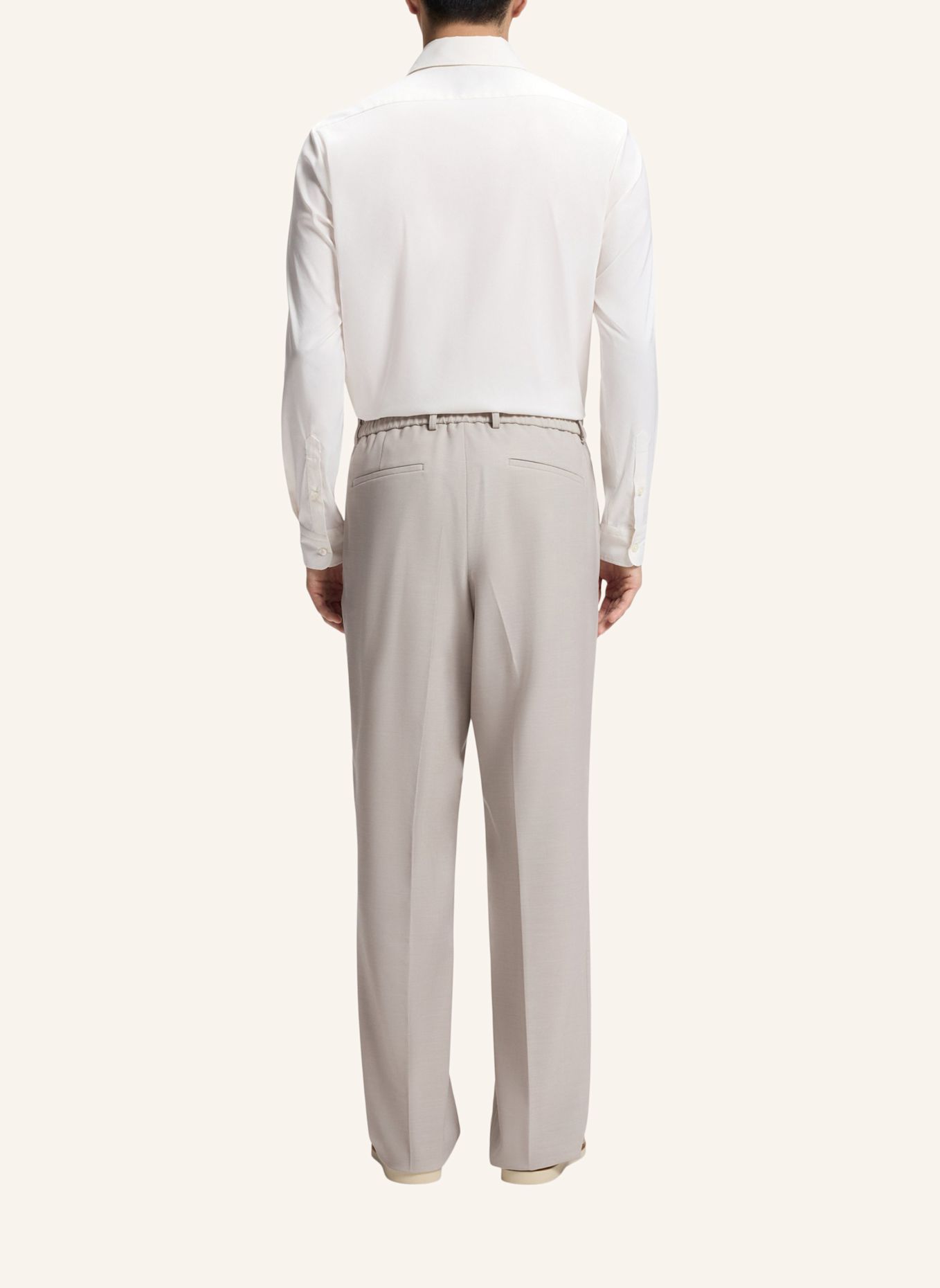 BOSS Businesshose P-PAT-PL-CW-263F Relaxed Fit: BEIGE