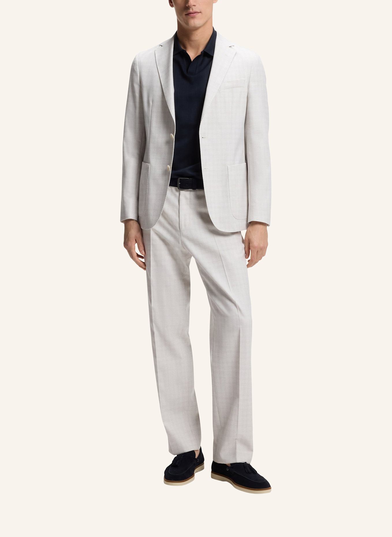 BOSS Poloshirt C-PONTI 118 Regular Fit: DUNKELBLAU