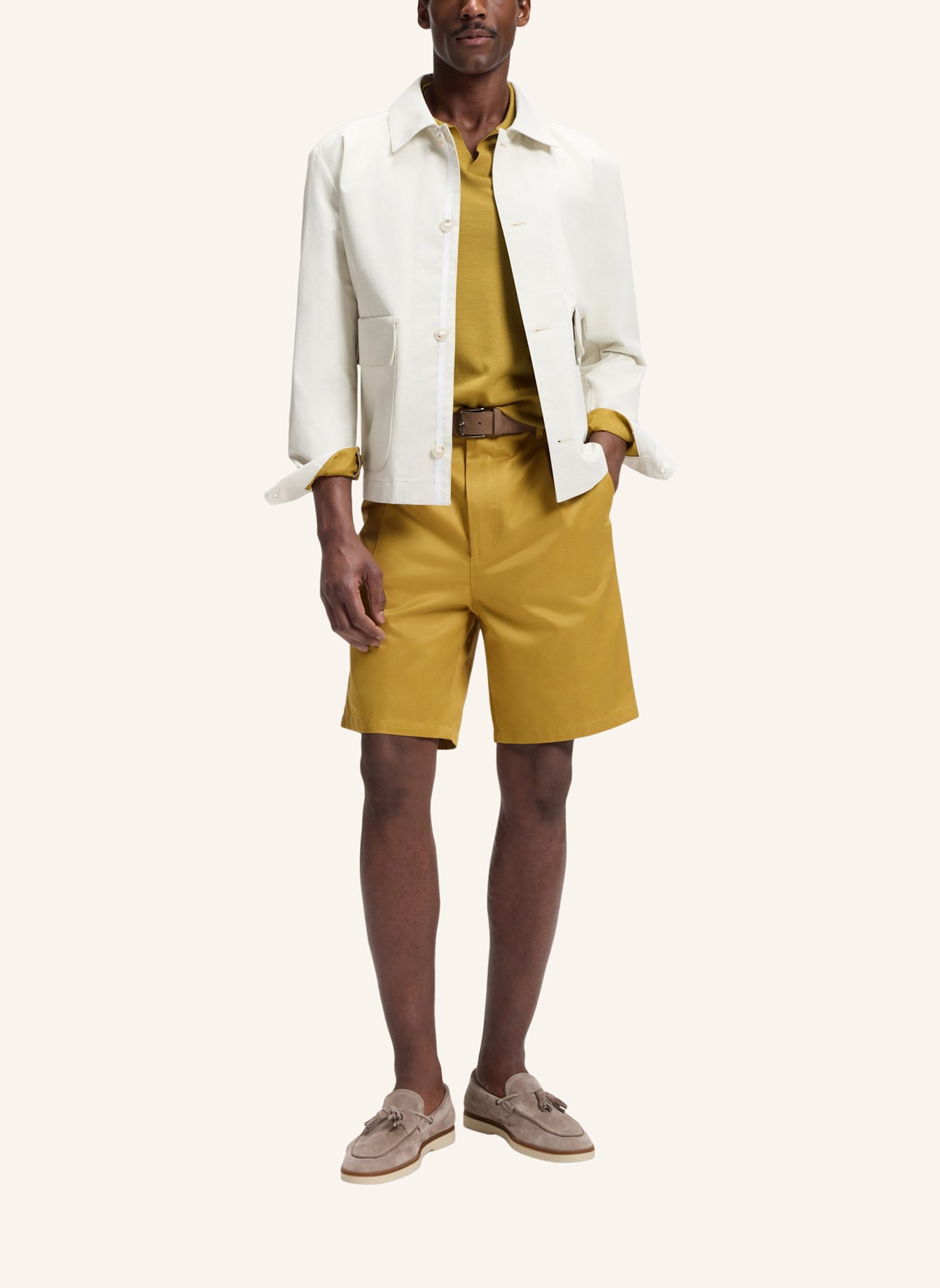 BOSS Pullover H-LANTONI Regular Fit: GOLD
