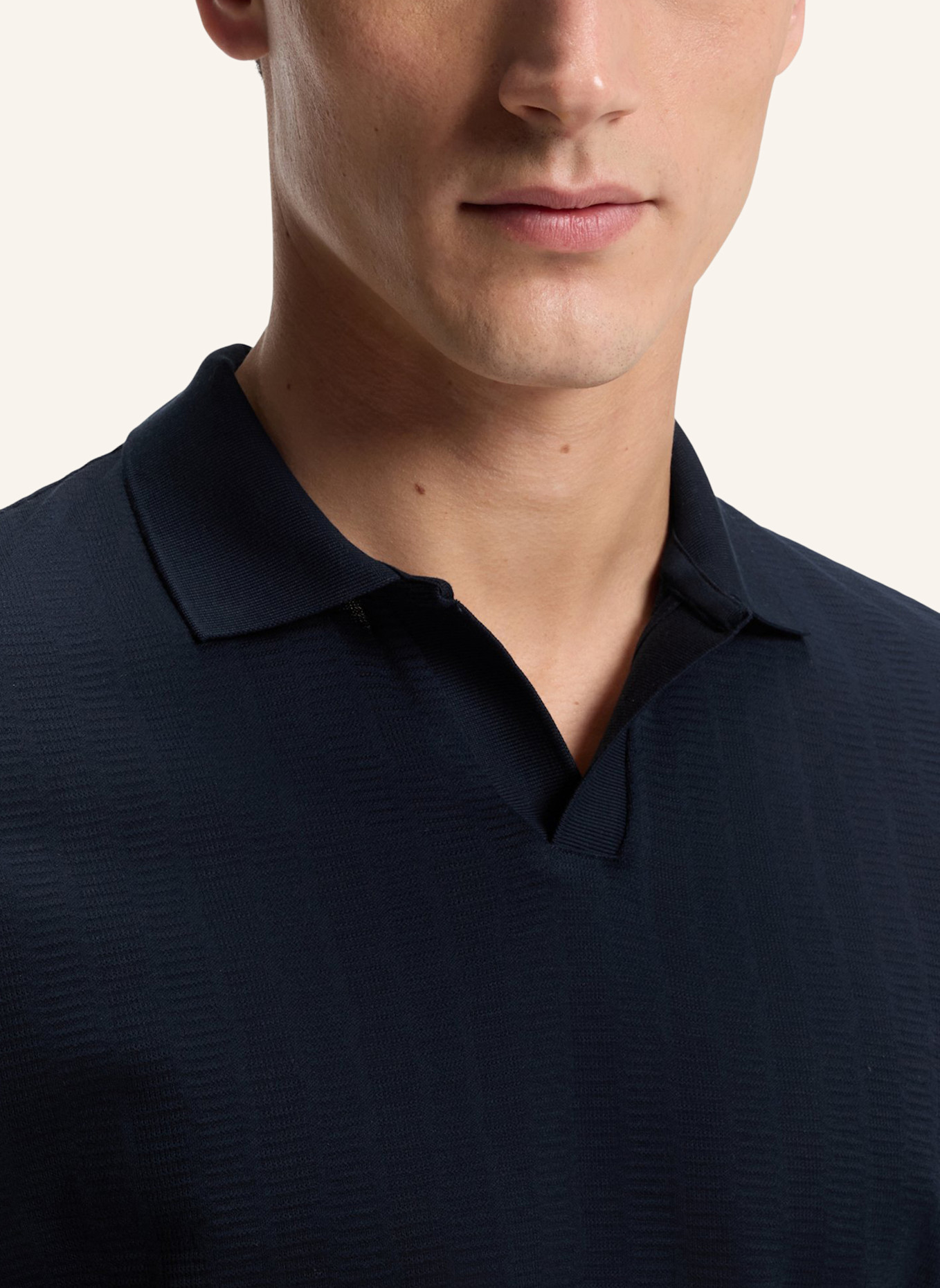 BOSS Poloshirt C-PONTI 118 Regular Fit: DUNKELBLAU