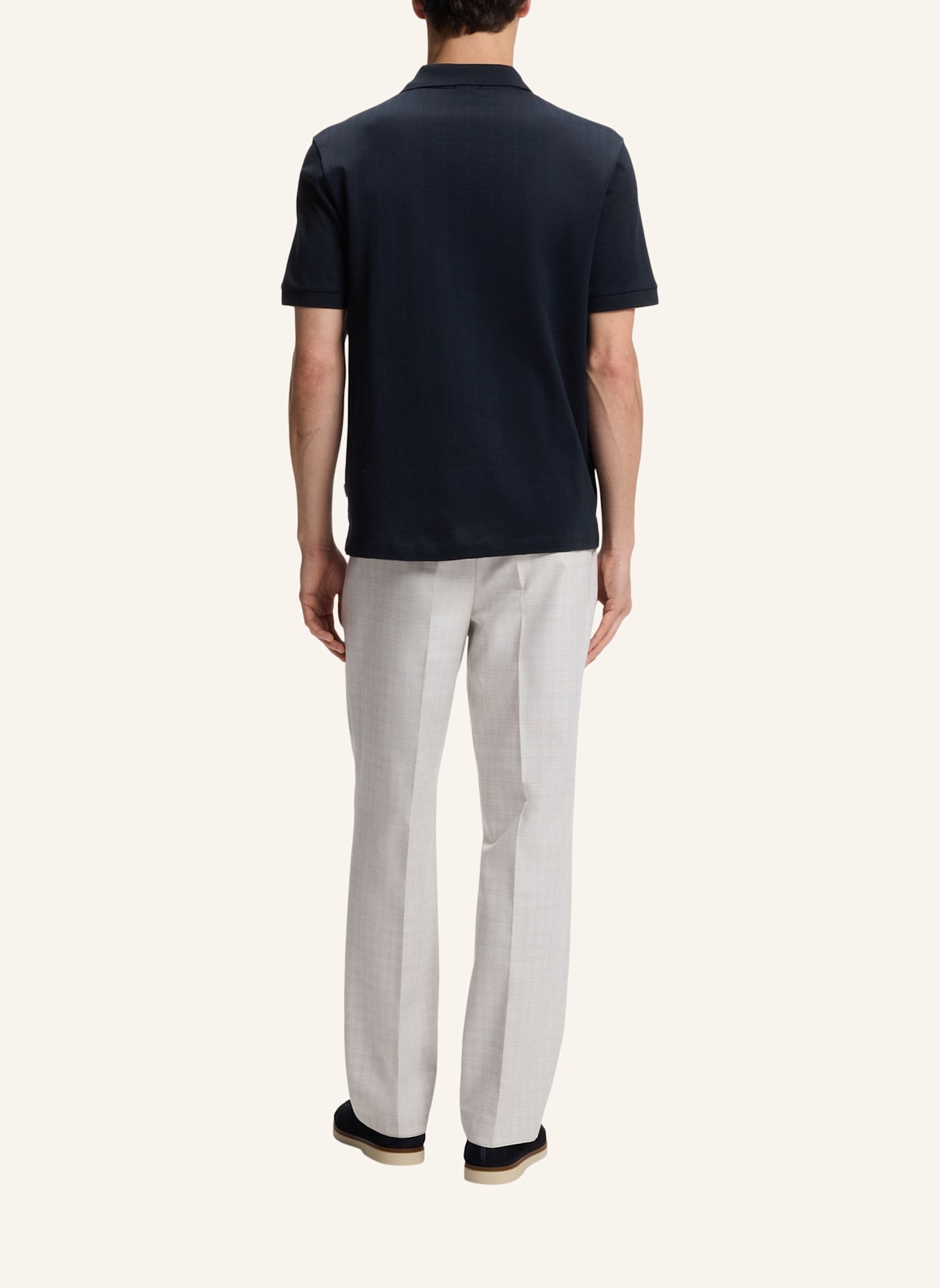BOSS Poloshirt C-PONTI 118 Regular Fit: DUNKELBLAU