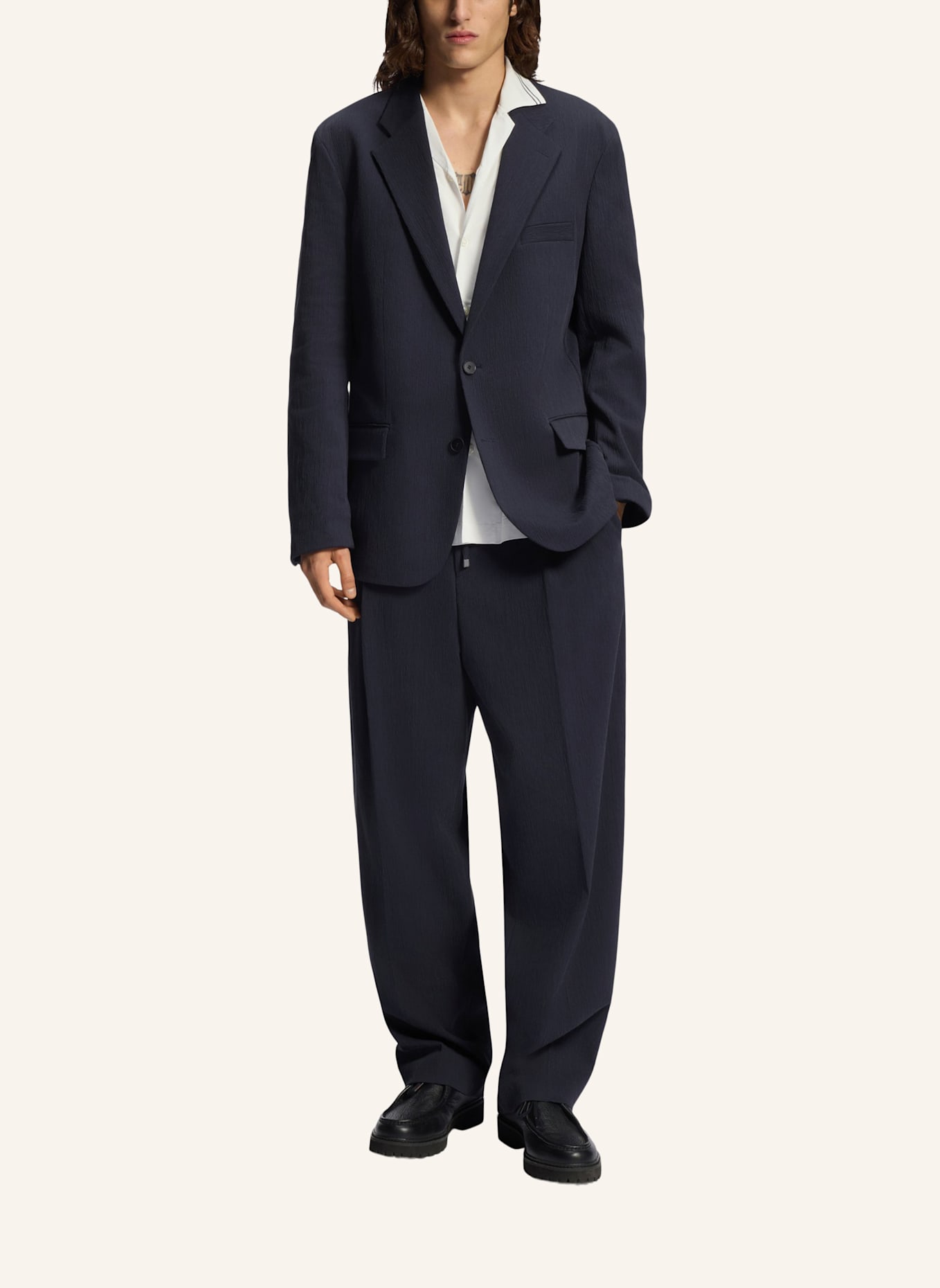 HUGO Business Hose TARI263X-H: DUNKELBLAU