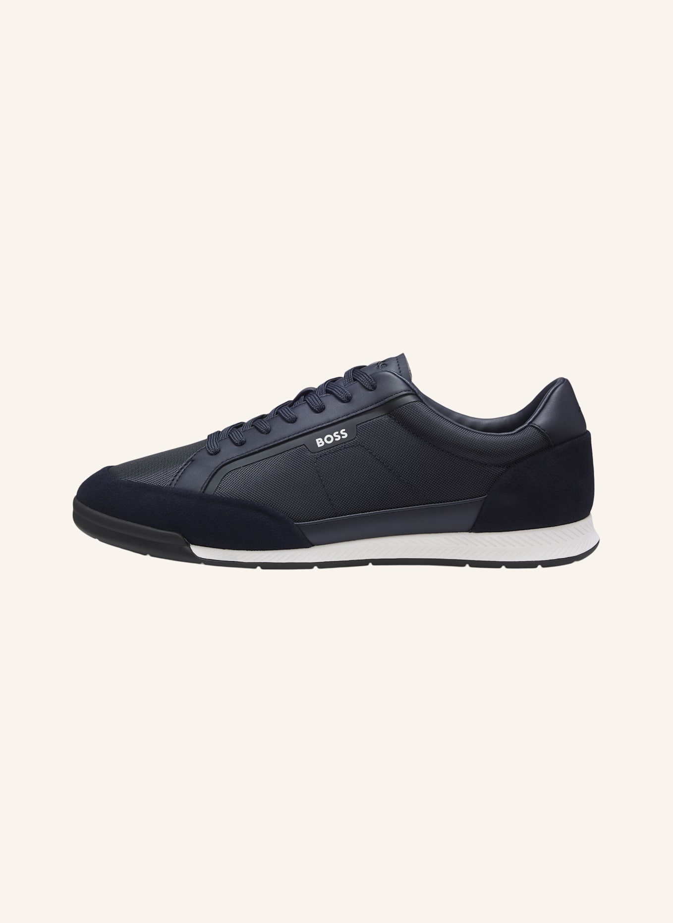 BOSS Sneaker NITAN_LOWP_SDBNYP: DUNKELBLAU