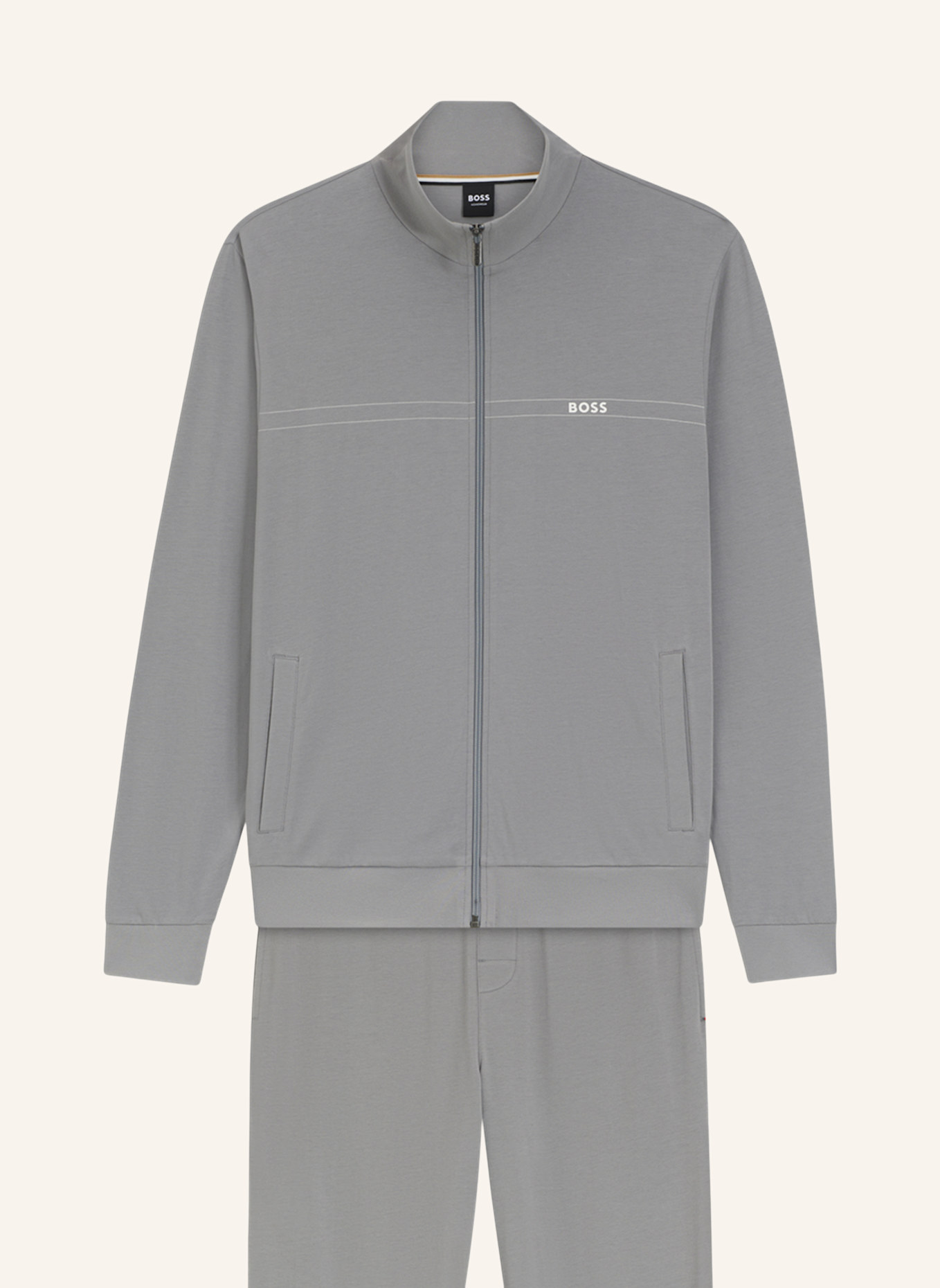 BOSS Loungewear Set 365 LONG SET Regular Fit: GRAU