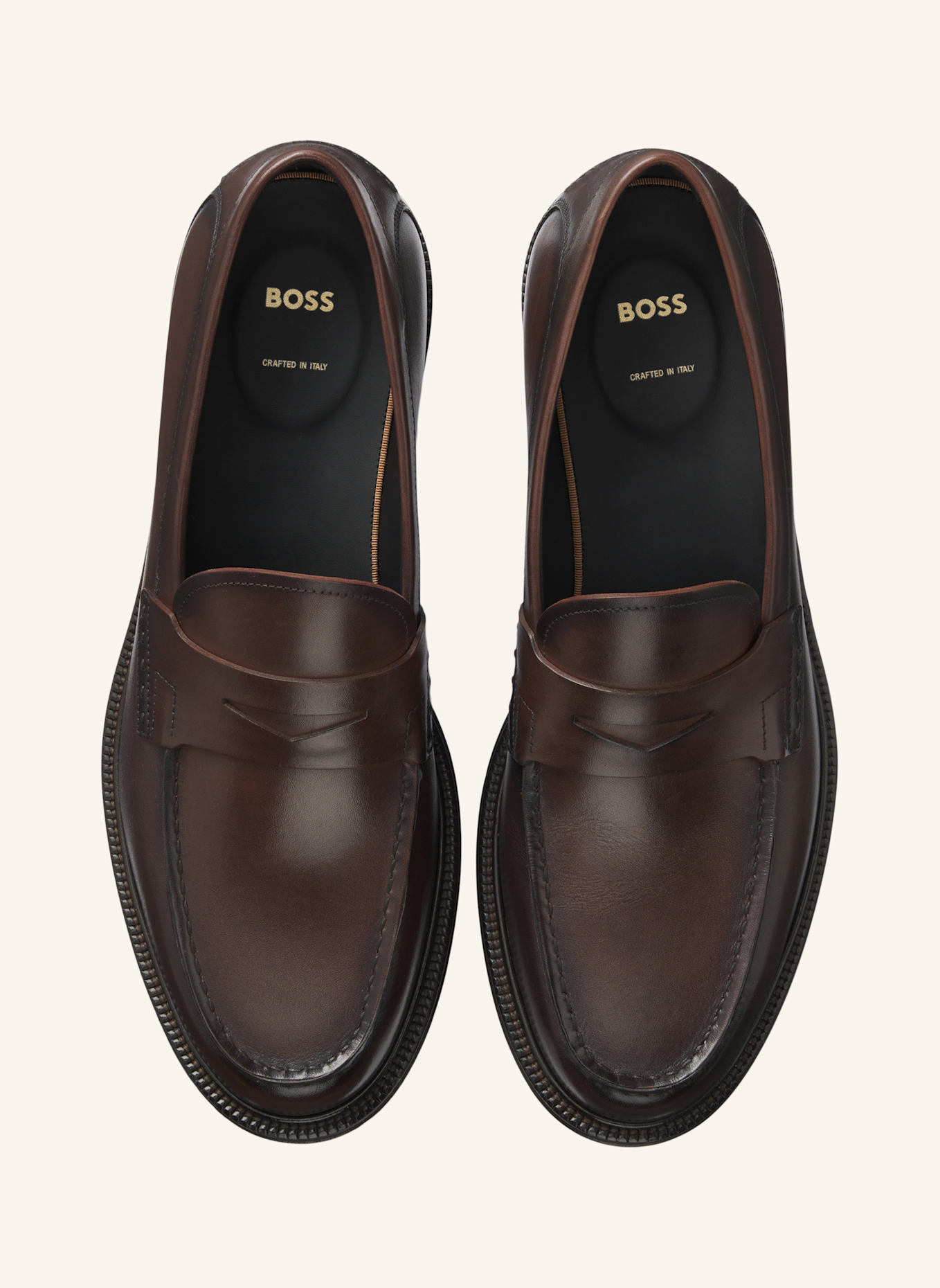 BOSS Casual Slipper THOMPSON_LOAF_BUPE: DUNKELBRAUN