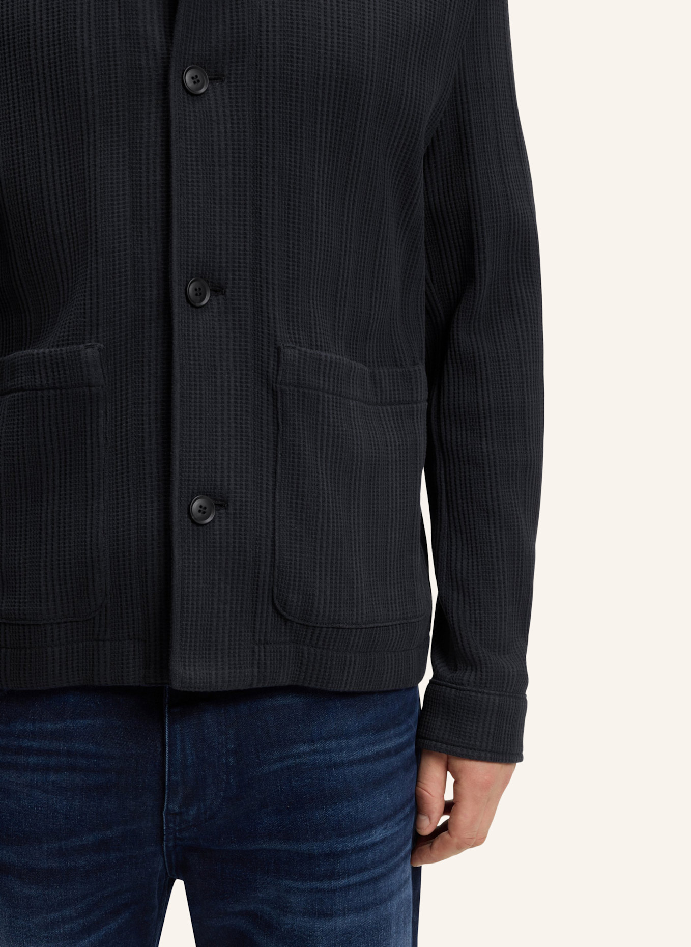 BOSS Blazer C-CARPER-J-2PP-263 Relaxed Fit: DUNKELBLAU