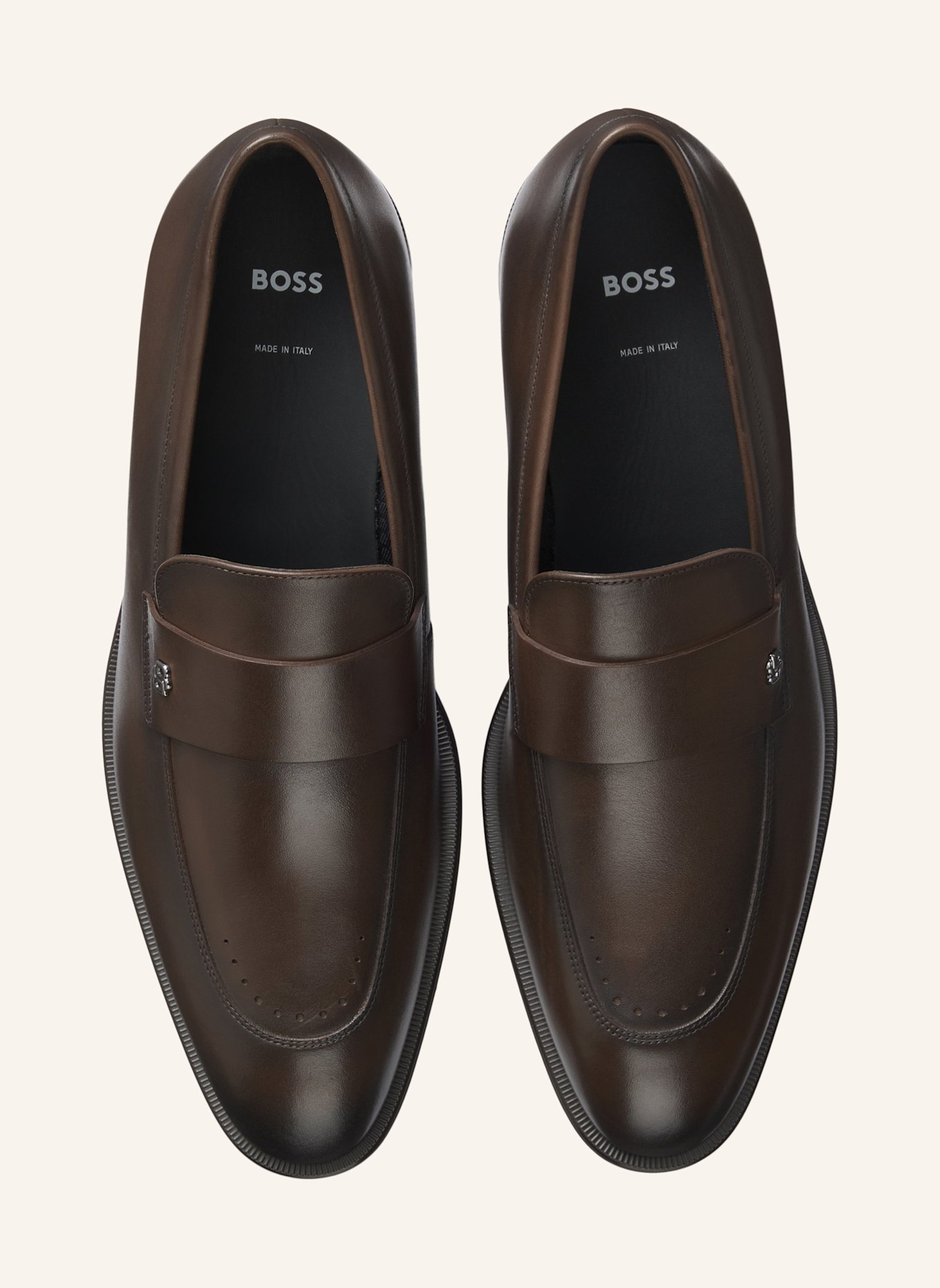 BOSS Casual Slipper DERREK_LOAF_BUVPPF: DUNKELBRAUN