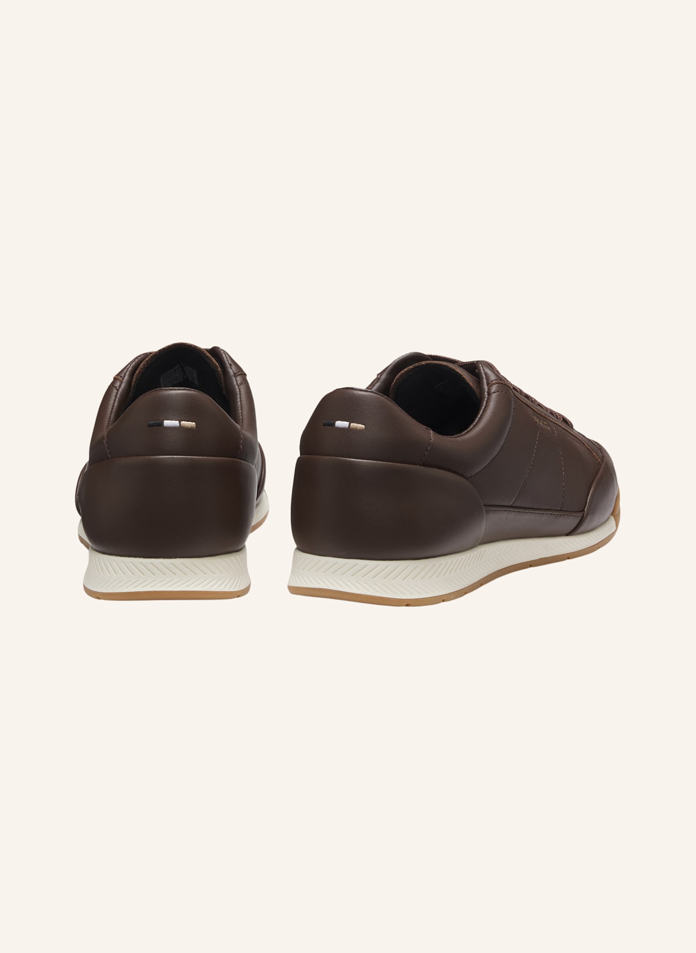 BOSS Sneaker NITAN_LOWP_LT: DUNKELBRAUN