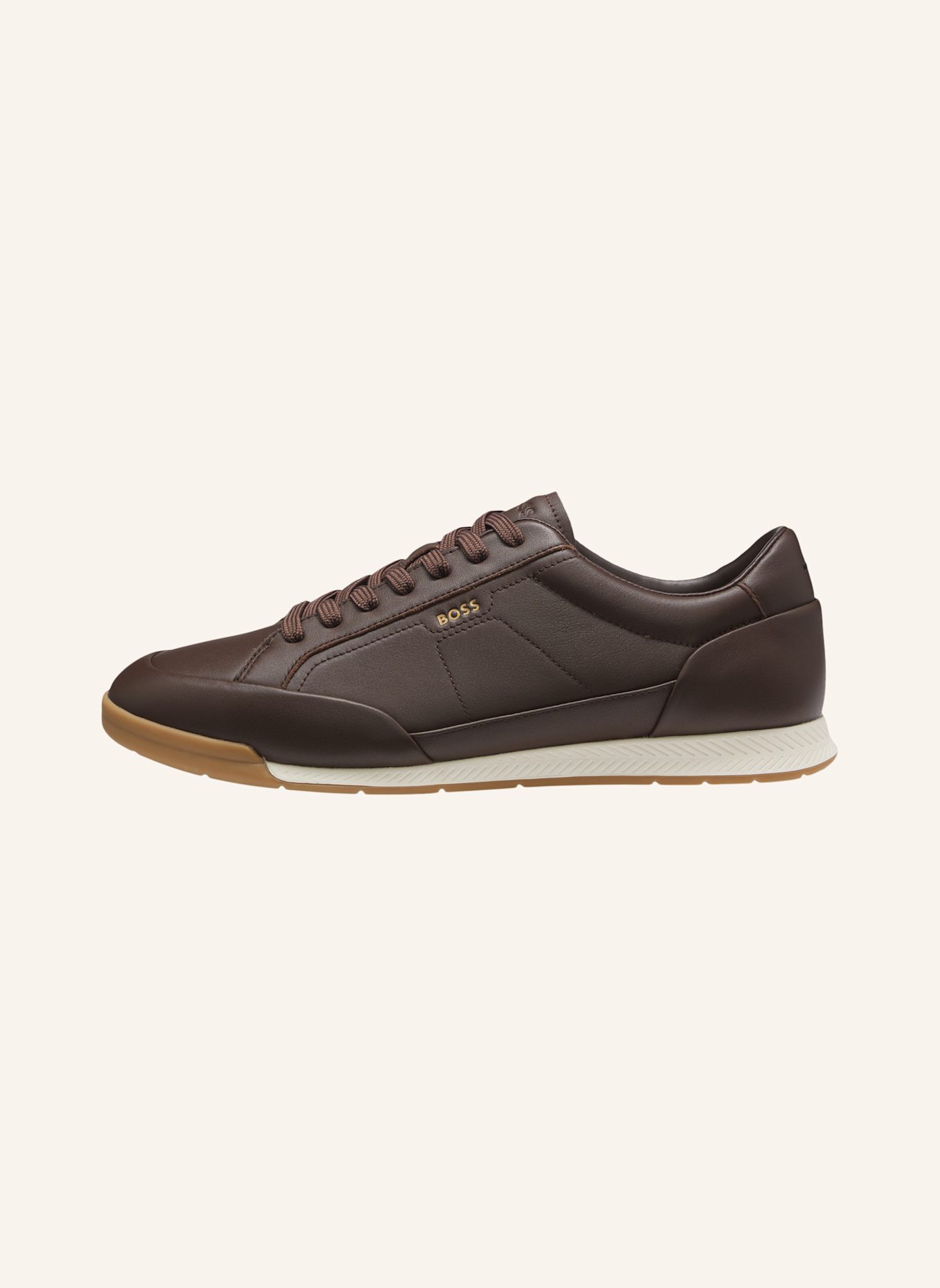 BOSS Sneaker NITAN_LOWP_LT: DUNKELBRAUN