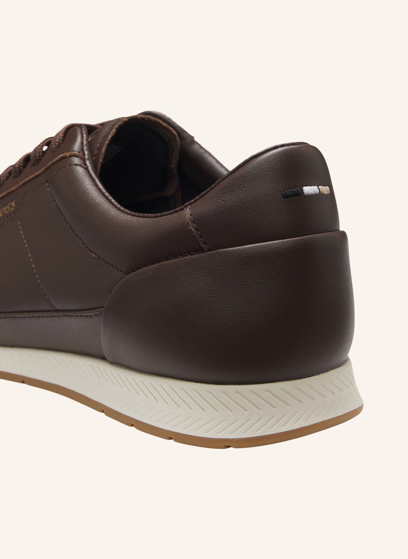 BOSS Sneaker NITAN_LOWP_LT: DUNKELBRAUN