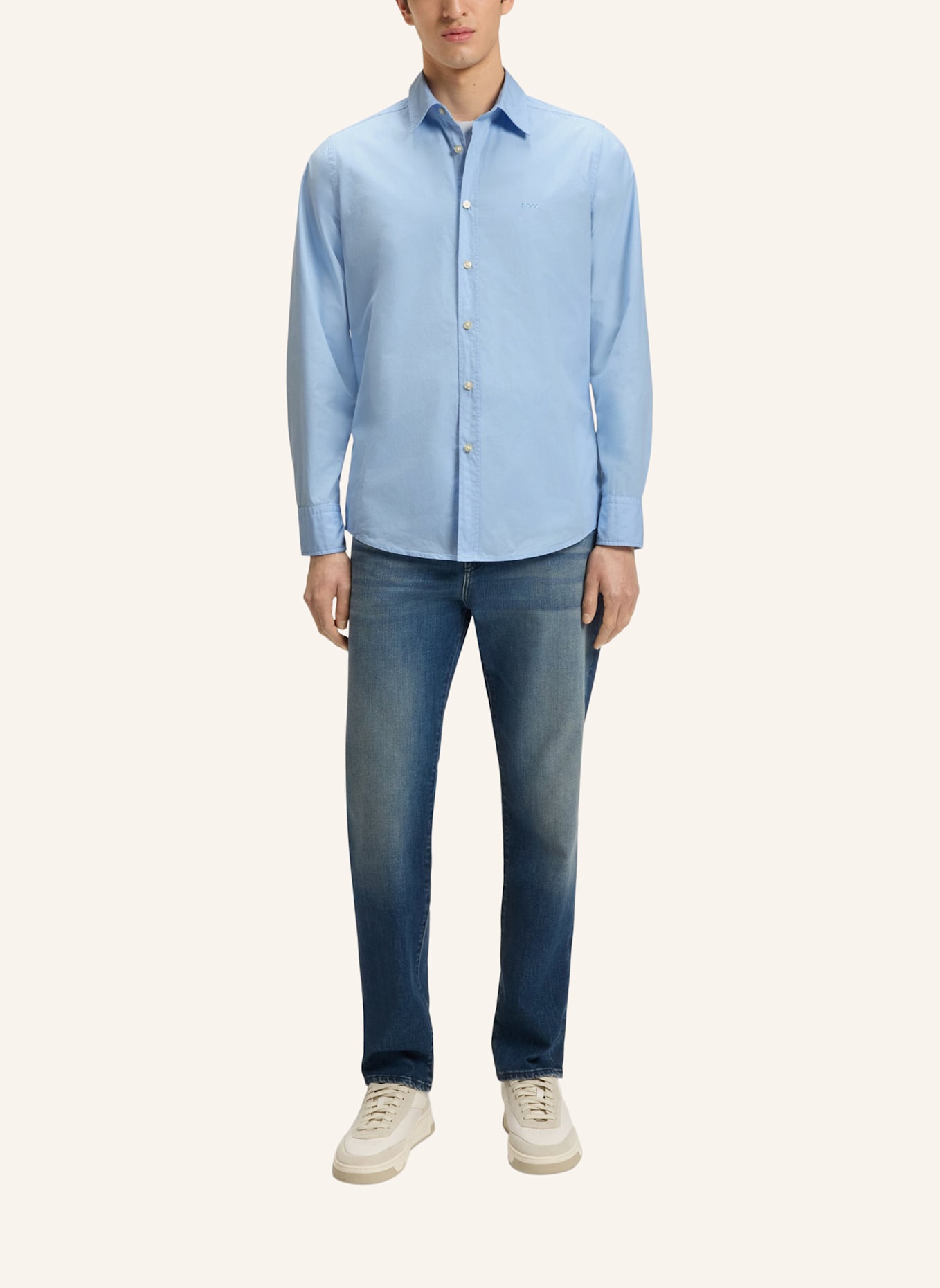 BOSS Hemd RELEGANT Regular Fit: BLAU