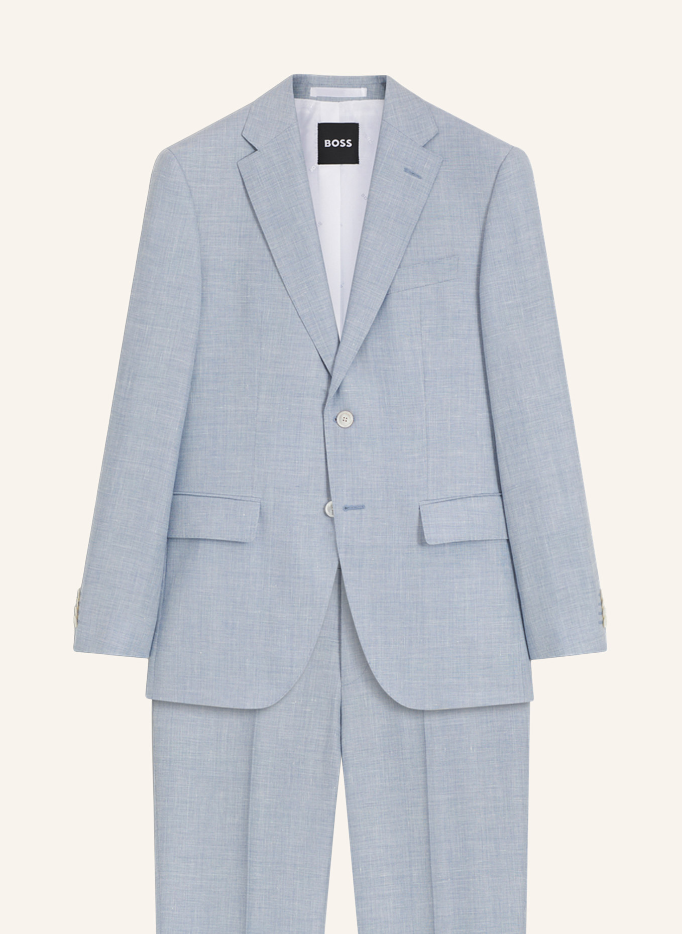 BOSS Business Anzug H-JECKSON-2PCS-263 Regular Fit: HELLBLAU