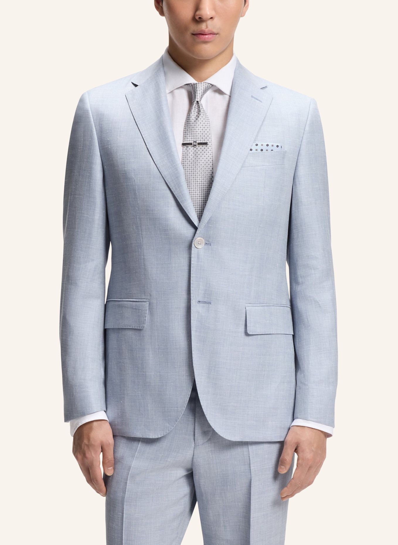 BOSS Anzug H-JECKSON-2PCS-263 Regular Fit: HELLBLAU