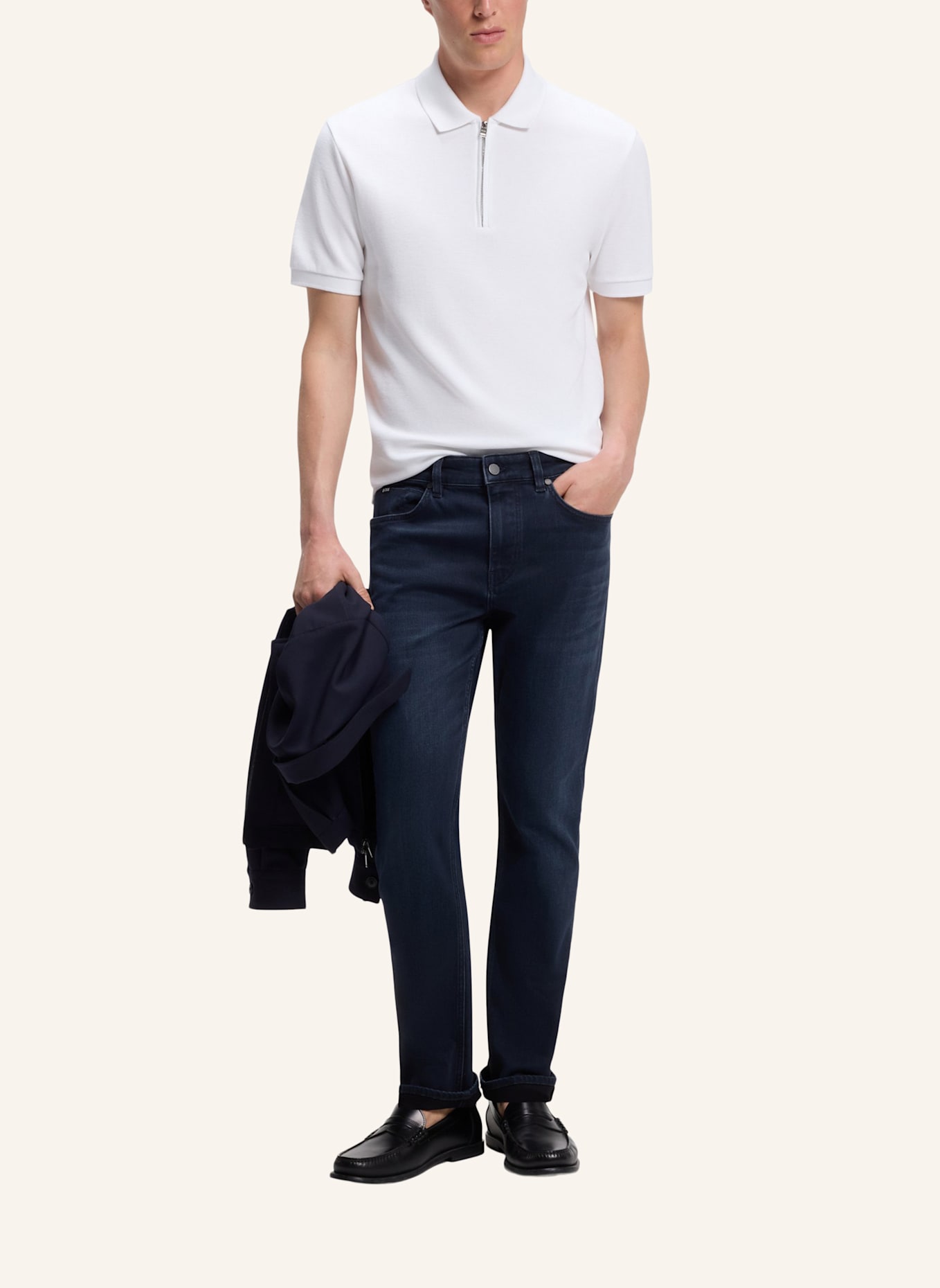 BOSS Jeans P-DELAWARE Slim Fit: DUNKELBLAU
