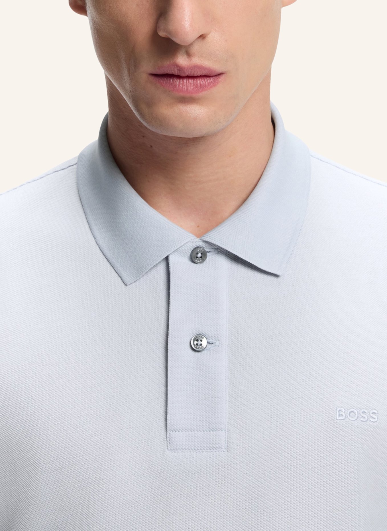 BOSS Poloshirt PALLAS Regular Fit: LILA