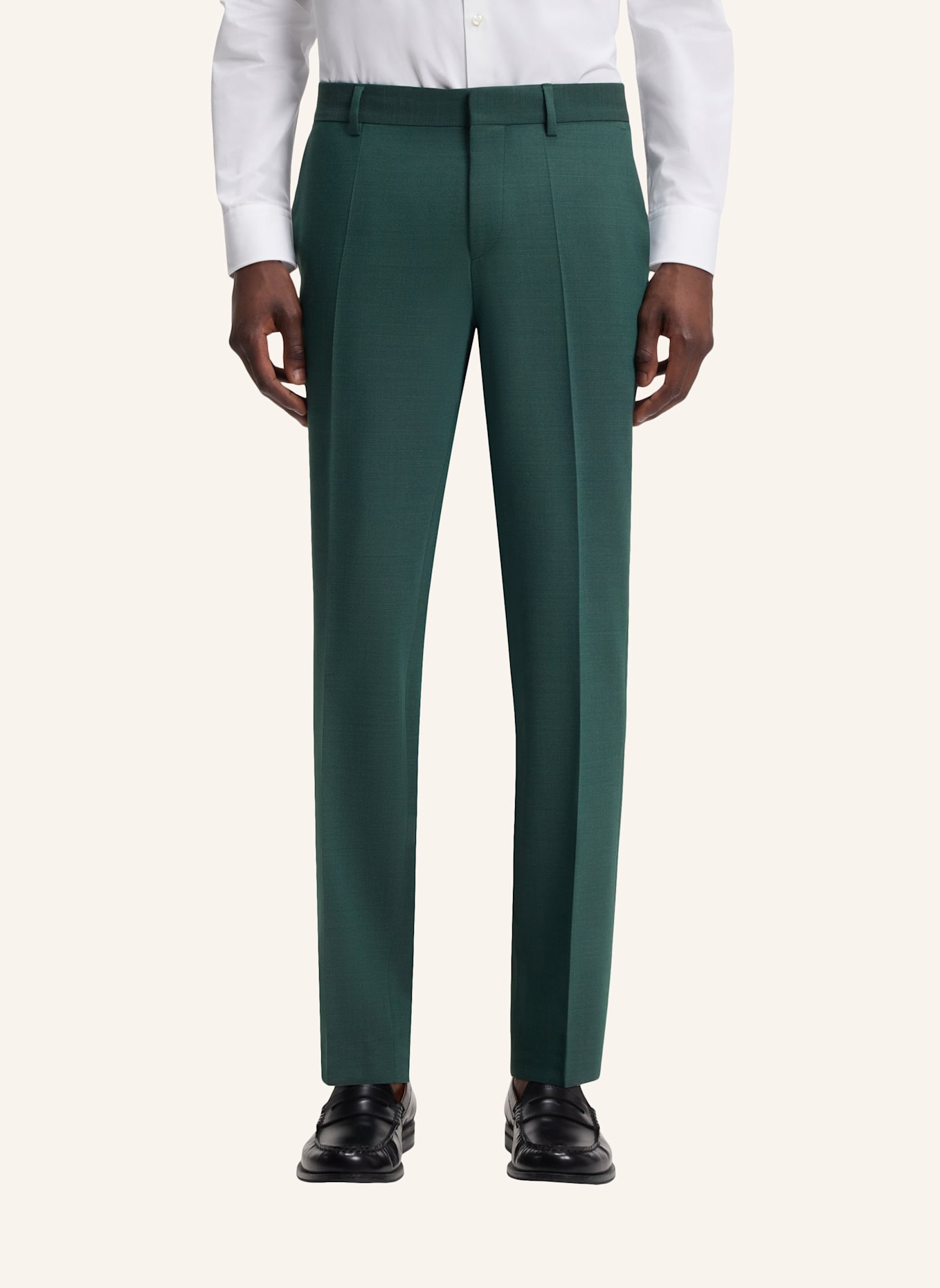 HUGO Business Anzug HENRY-GETLIN253X Slim Fit: DUNKELGRÜN